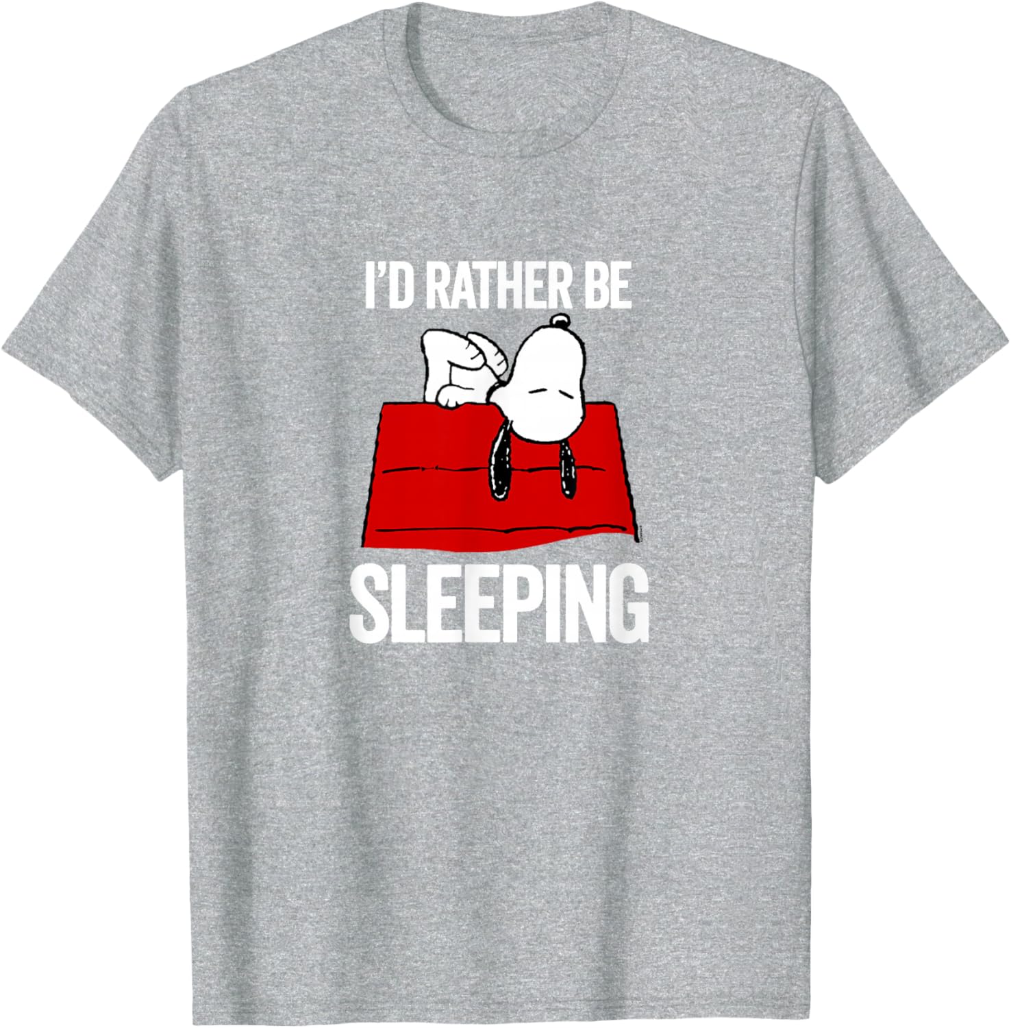 Peanuts Snoopy Still Sleeping T-Shirt Perfect for Relaxed Days - 8