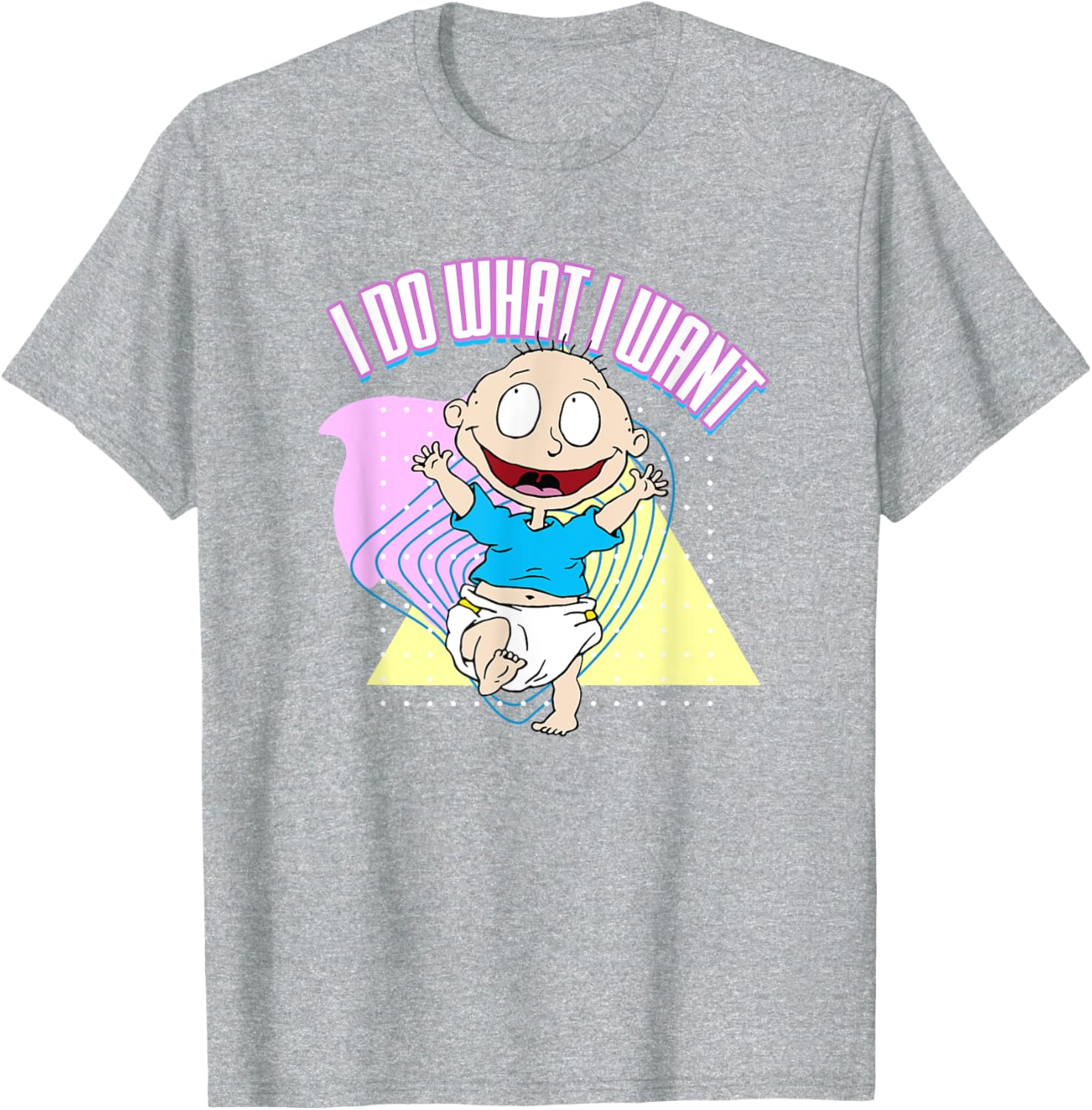 Mademark Rugrats Tommy I Do What I Want T-Shirt for Fun Fashion Fans - 5