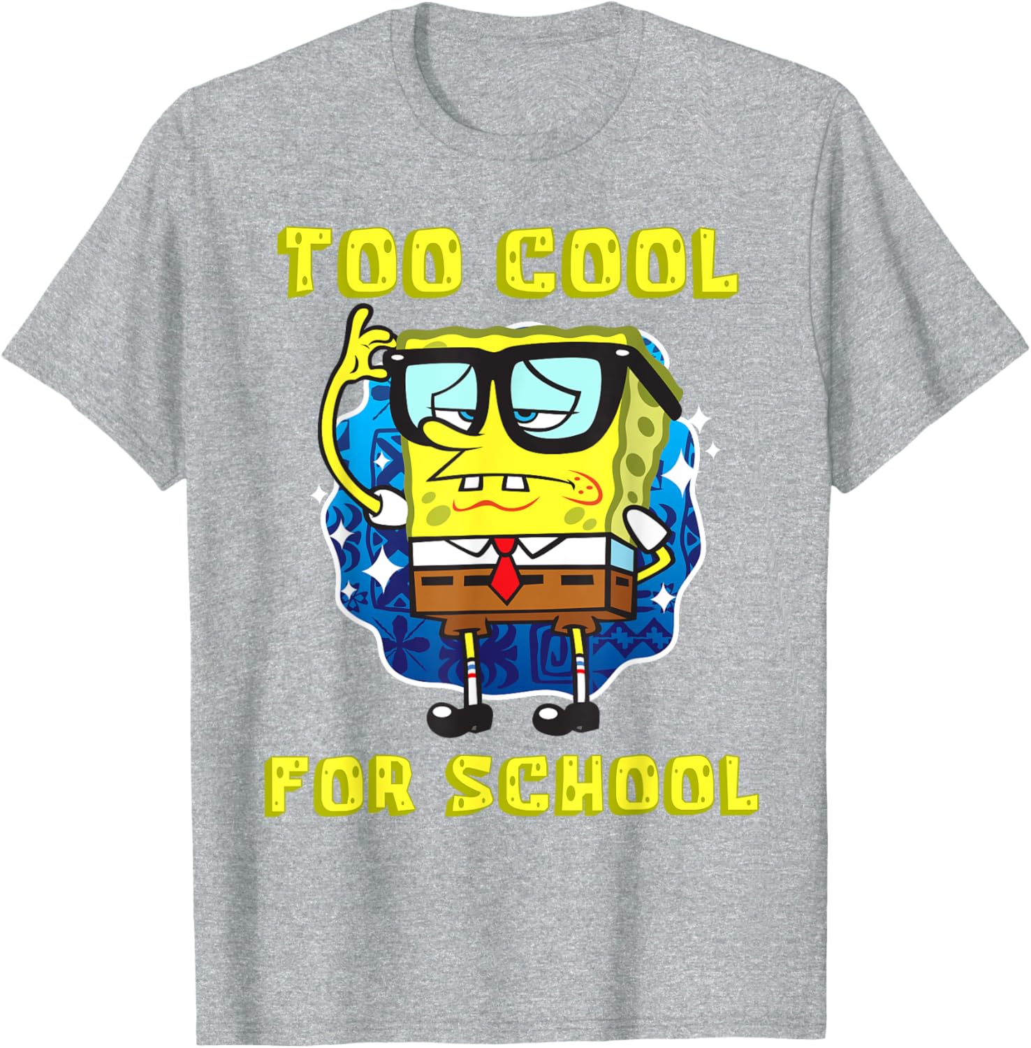 Mademark SpongeBob SquarePants Cool Glasses T-Shirt for Kids - 7