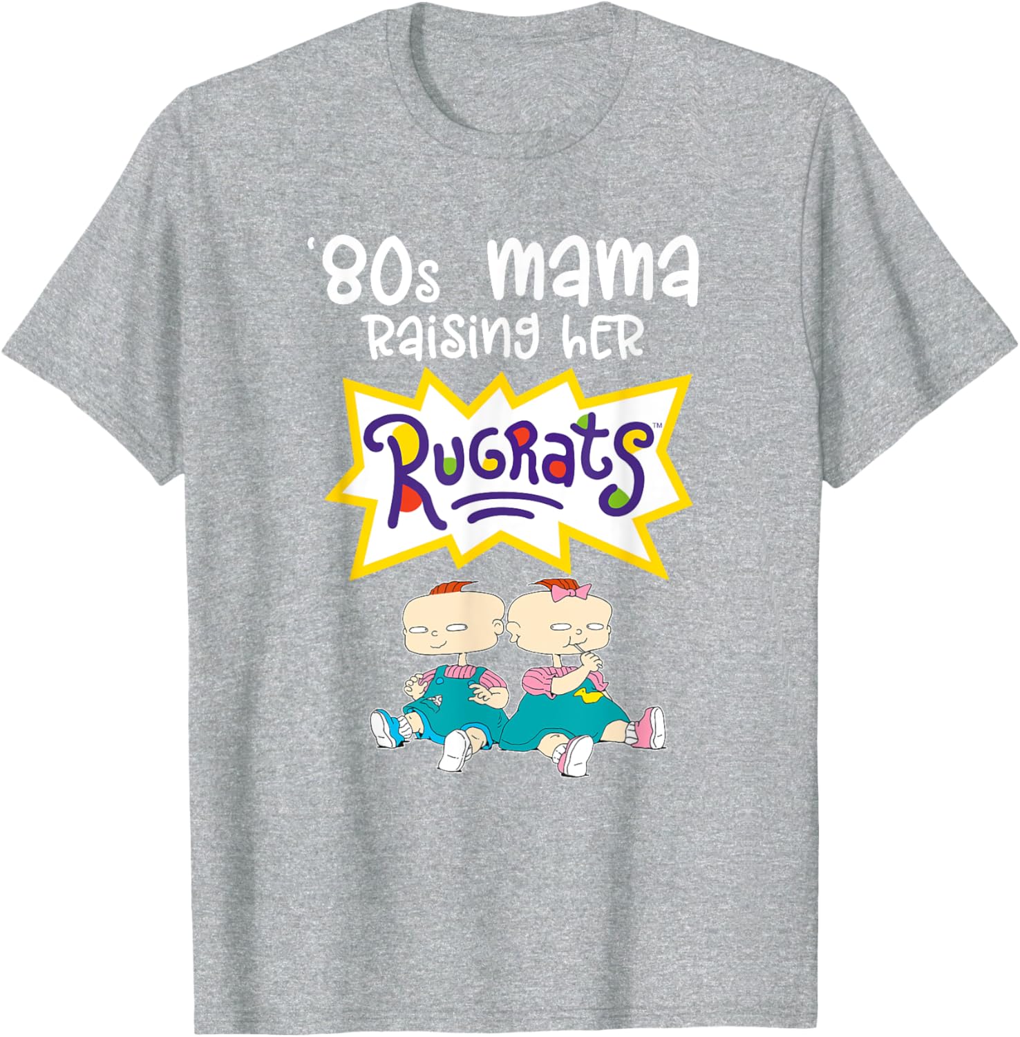 Mademark Rugrats Phil & Lil T-Shirt for 80s Mama Style and Fun - 2