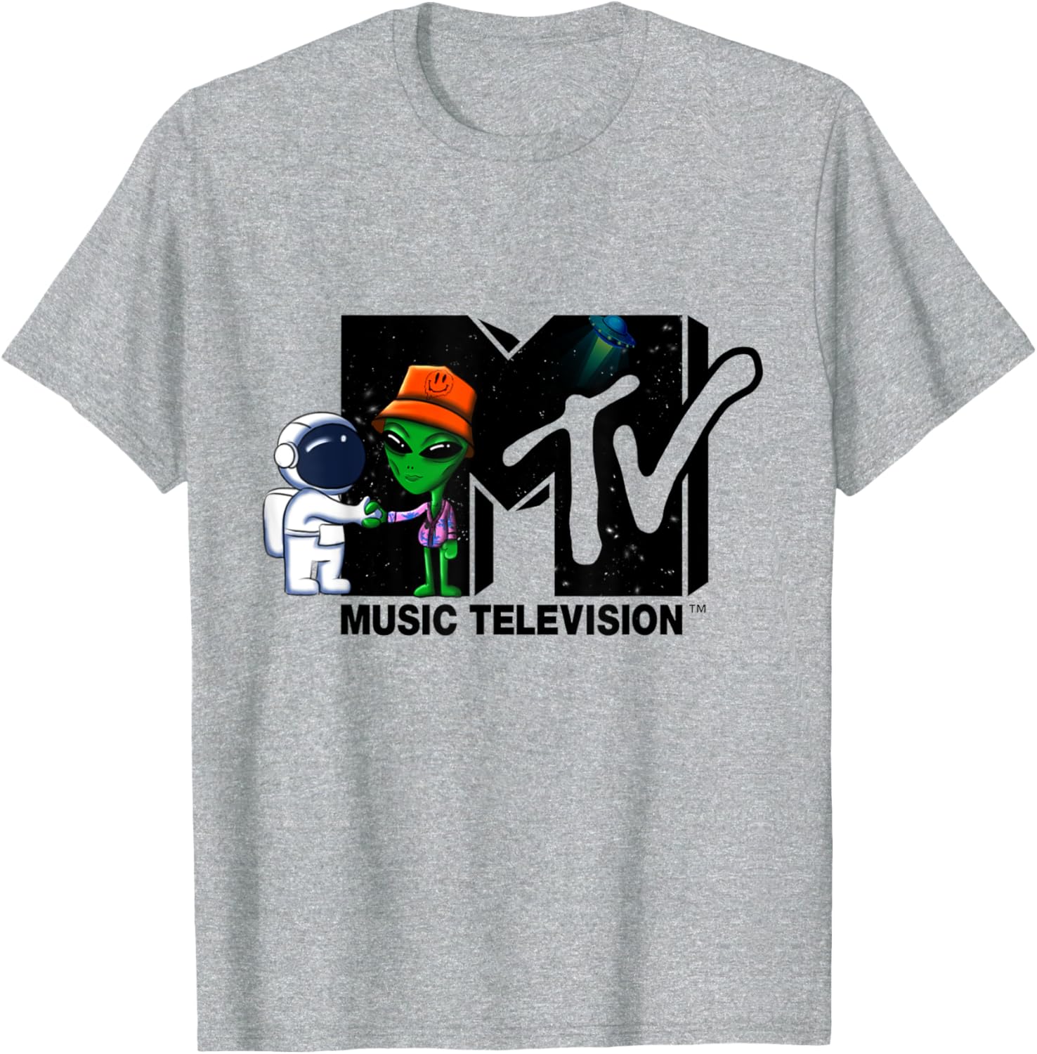 Mademark x MTV Astronaut Alien Space T-Shirt for Cool Street Style - 2