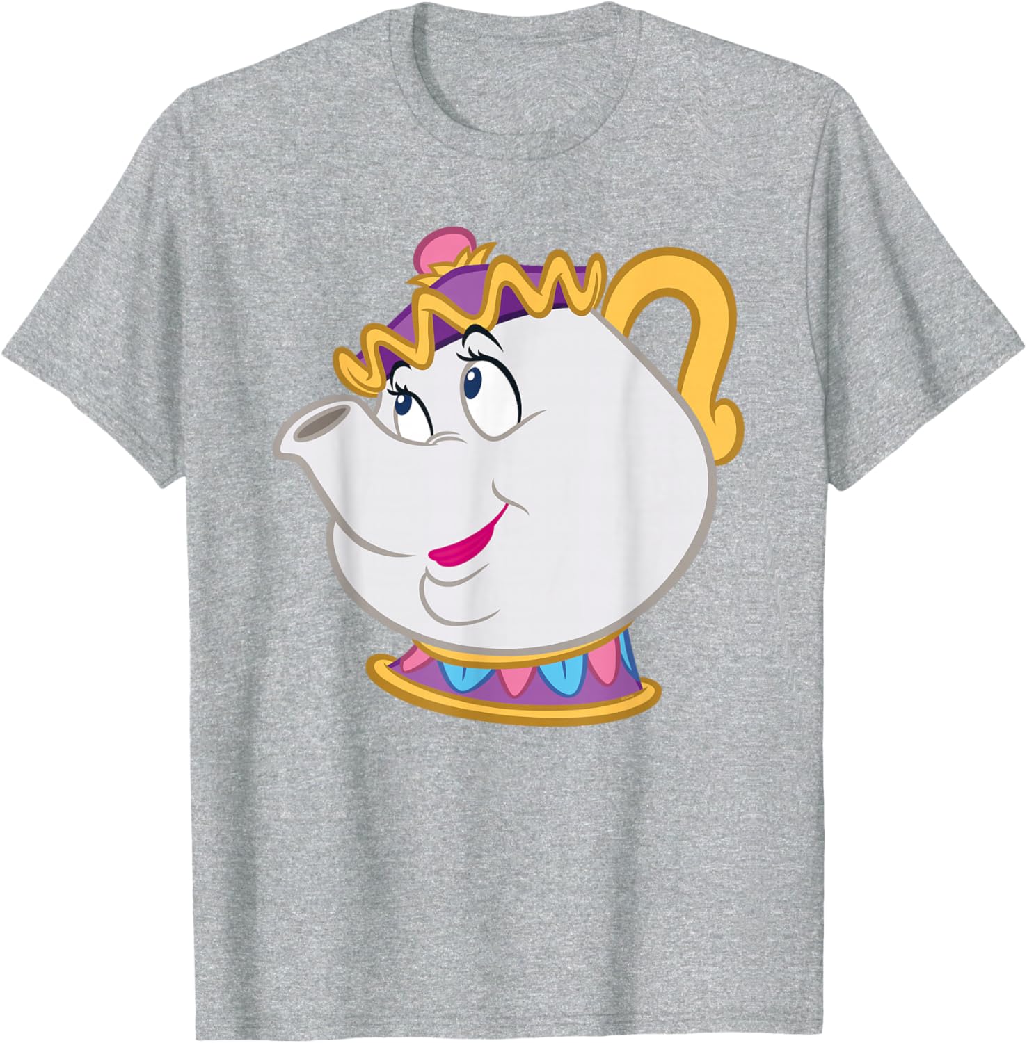 Disney Beauty and the Beast Mrs. Potts Big Face Costume T-Shirt for Fans - 26