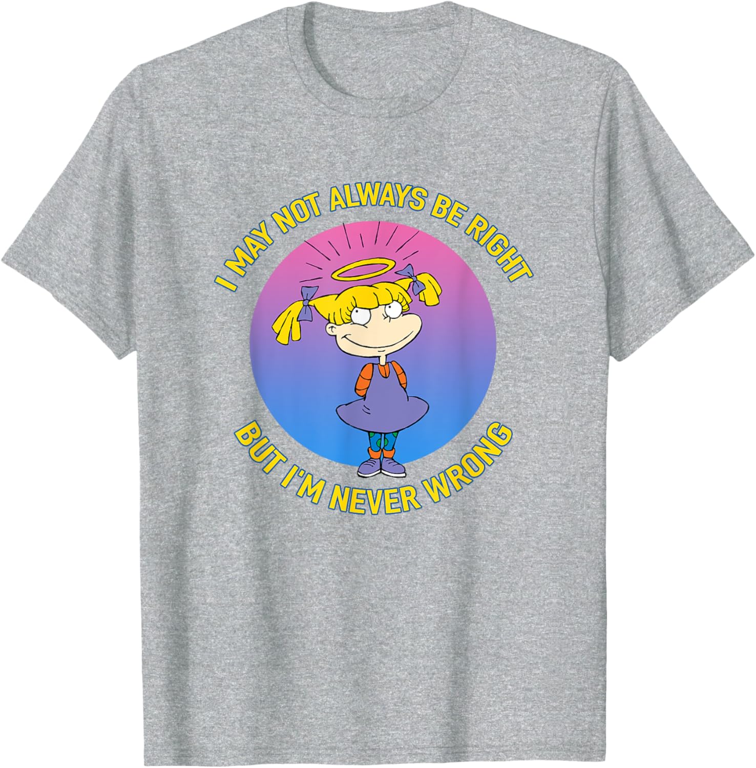 Mademark x Rugrats Angelica Never Wrong T-Shirt for Fun Fashion Fans - 5