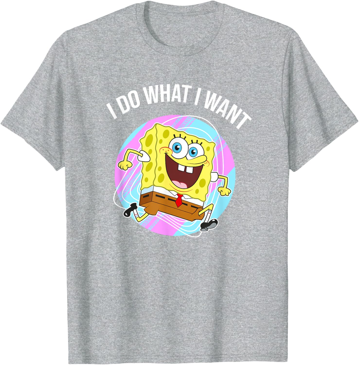 Mademark x SpongeBob SquarePants I Do What I Want T-Shirt for Fun Style - 5