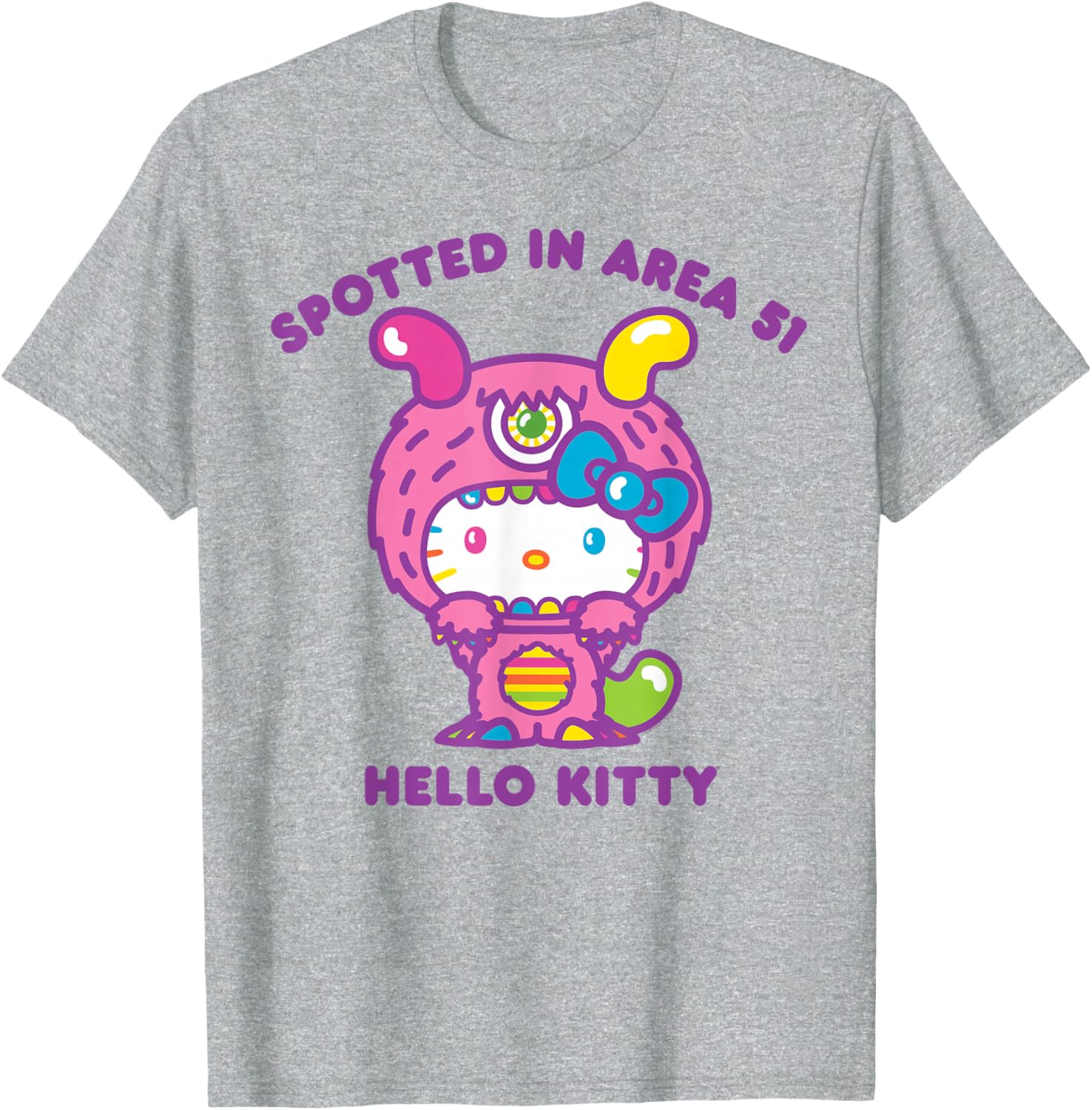 Hello Kitty Area 51 Alien Sighting T-Shirt for Fun Fashion Lovers - 13