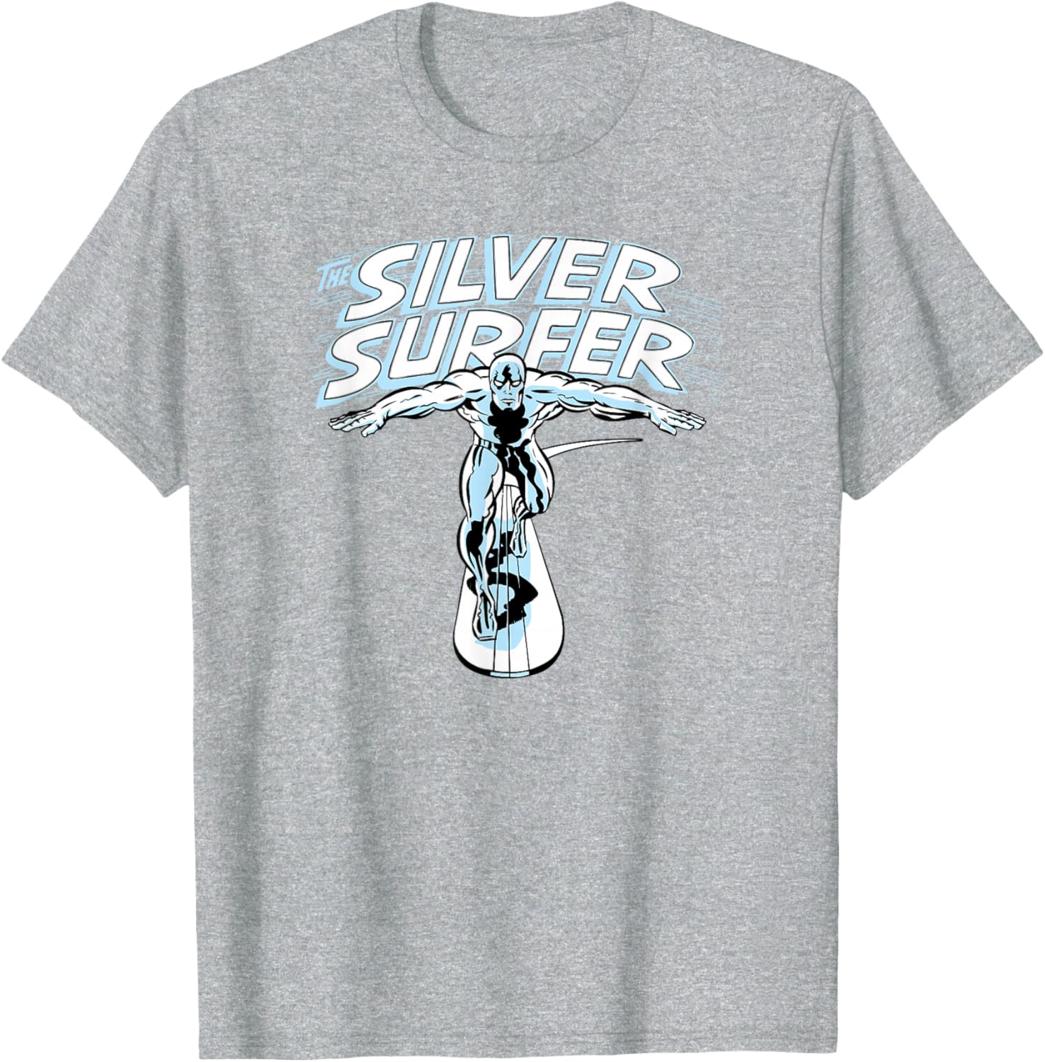 Vintage Marvel Fantastic Four Silver Surfer Portrait T-Shirt for Fans - 13