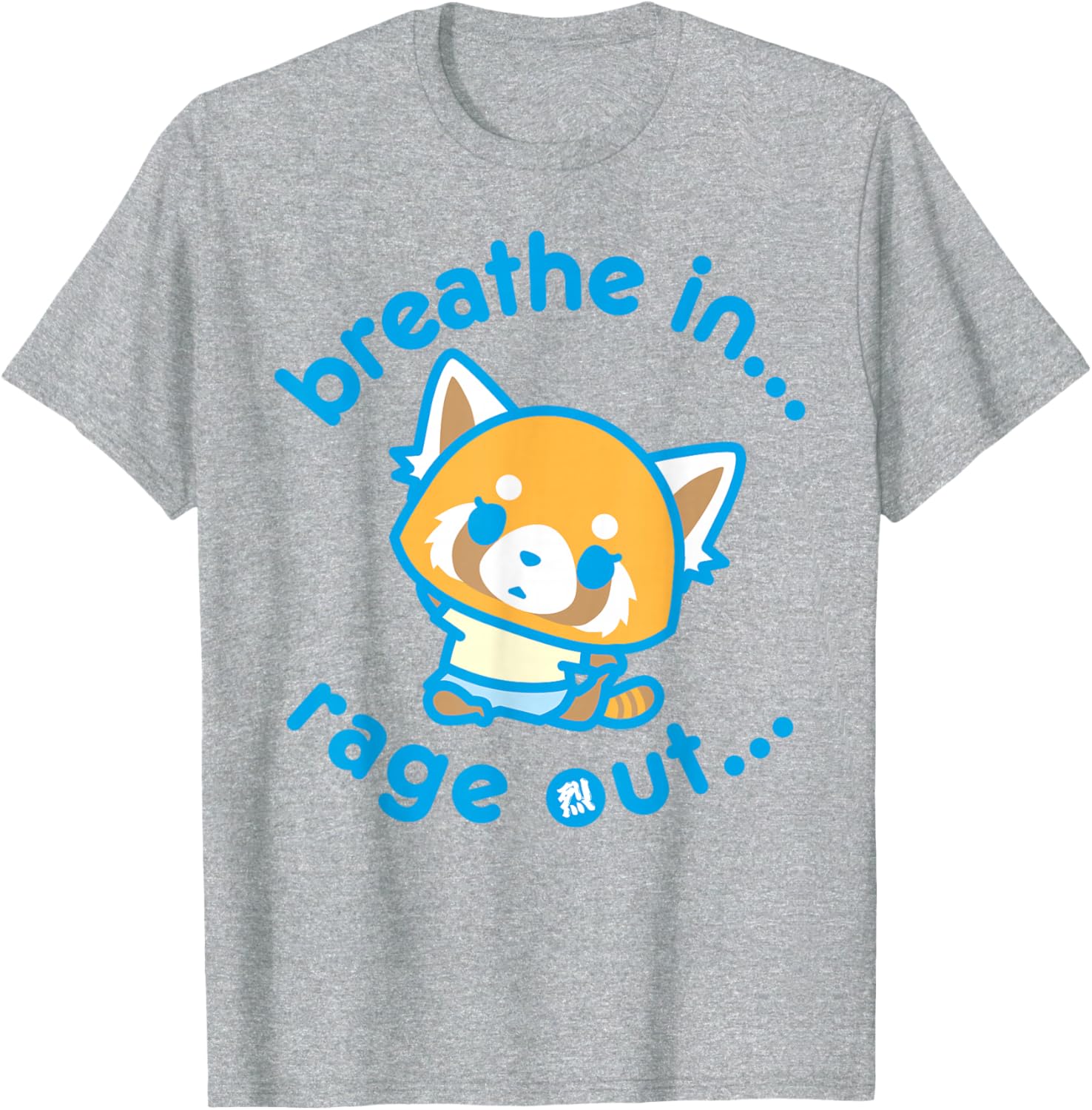 Aggretsuko Yoga Breathe In Rage Out T-Shirt for Fans and Yoga Lovers - 12