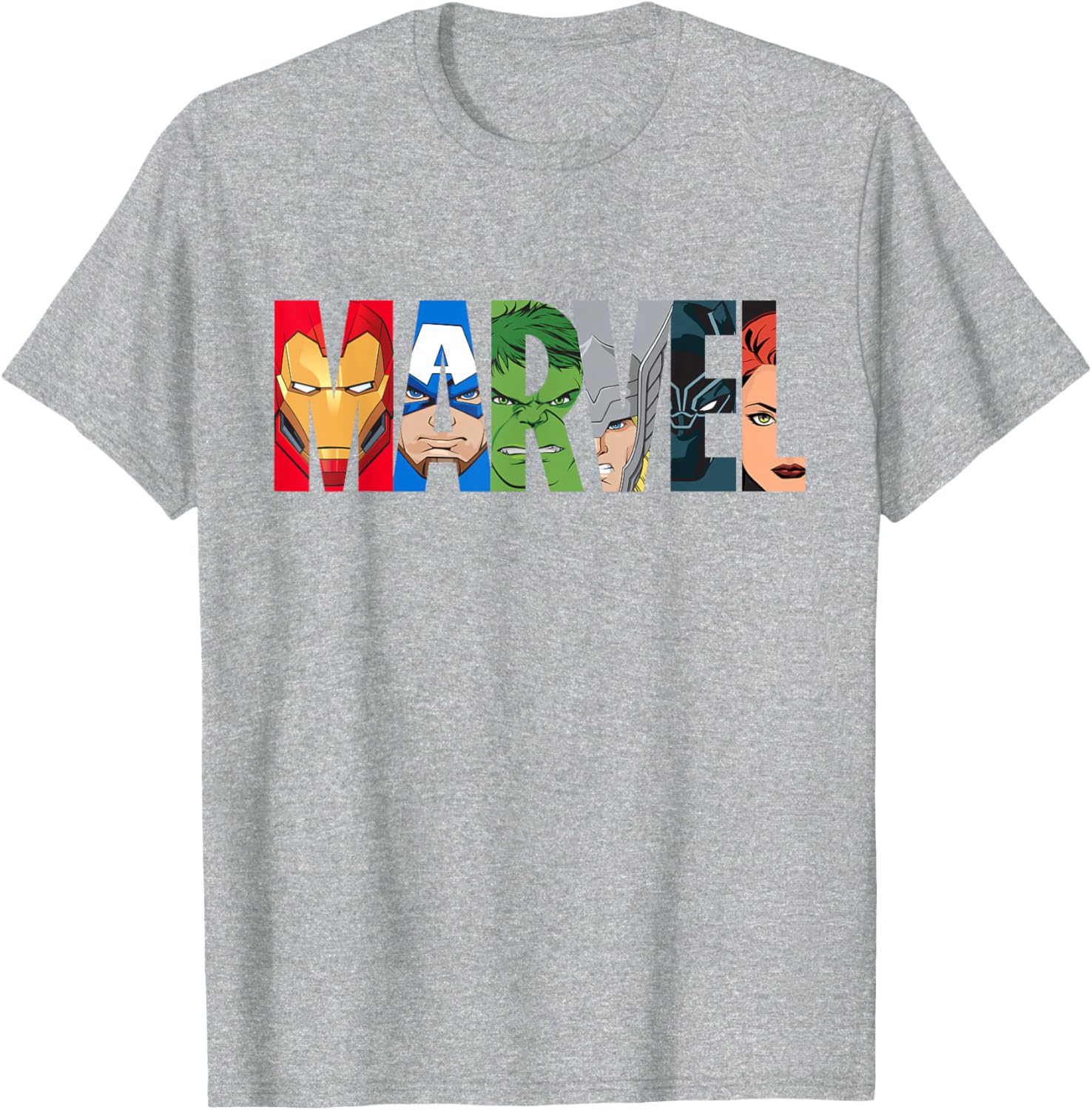 Marvel Avengers Super Heroes Logo T-Shirt for Fans and Collectors - 8