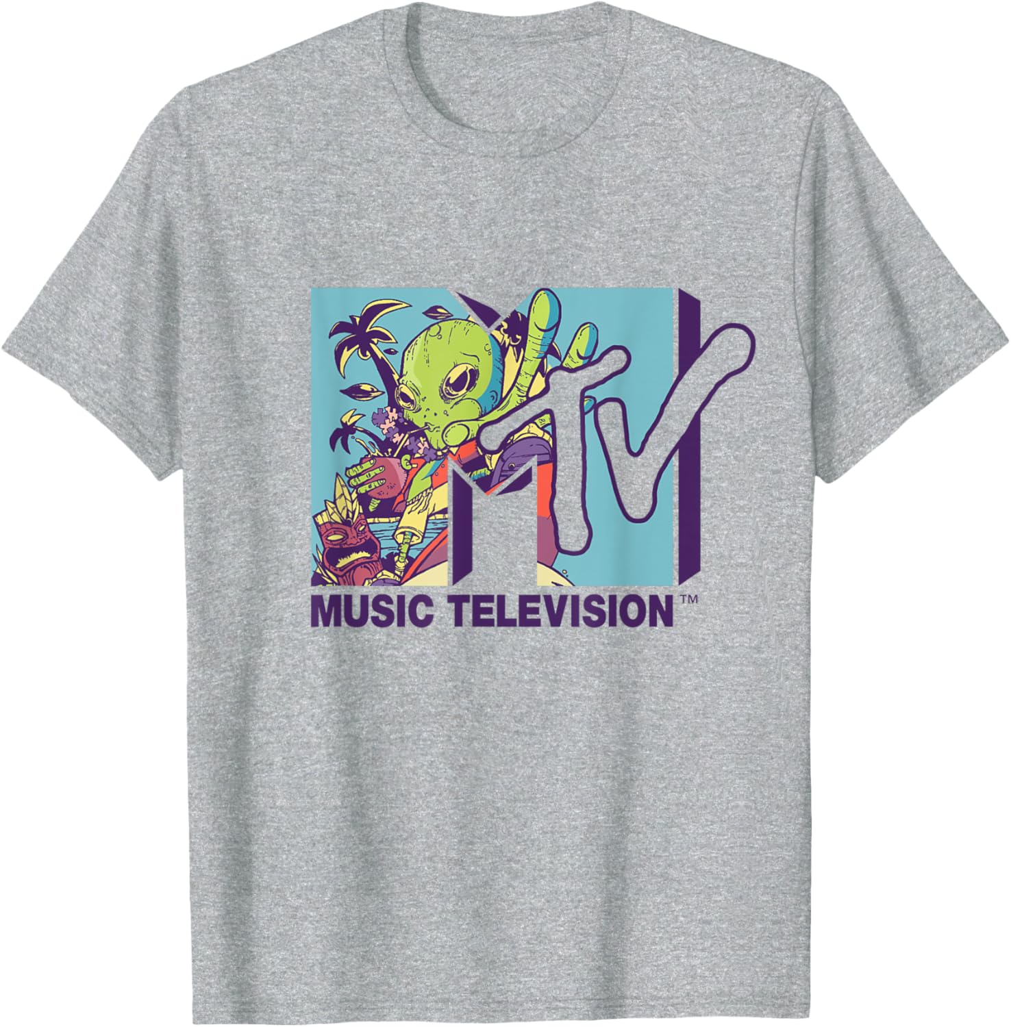 Mademark x MTV Alien Coconut Milk T-Shirt - Official Logo Apparel - 9