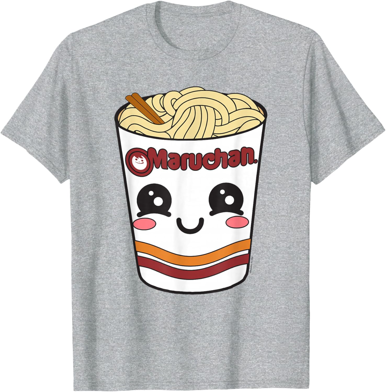 Cute Maruchan Ramen Noodle Cup Face T-Shirt for Fun Fashion Lovers - 14