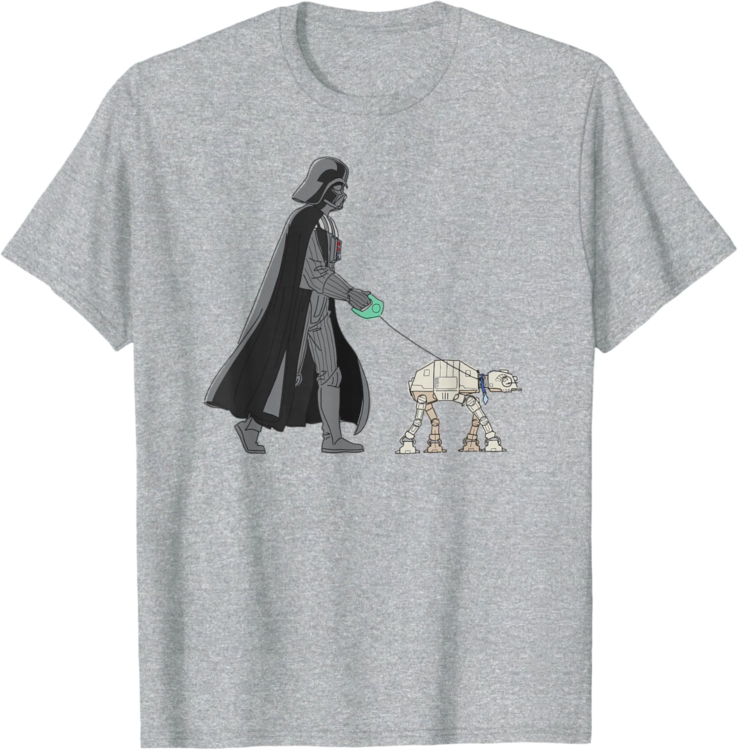 Darth Vader Dog Walker Meme T-Shirt for Star Wars Fans and Pets Lovers - 16
