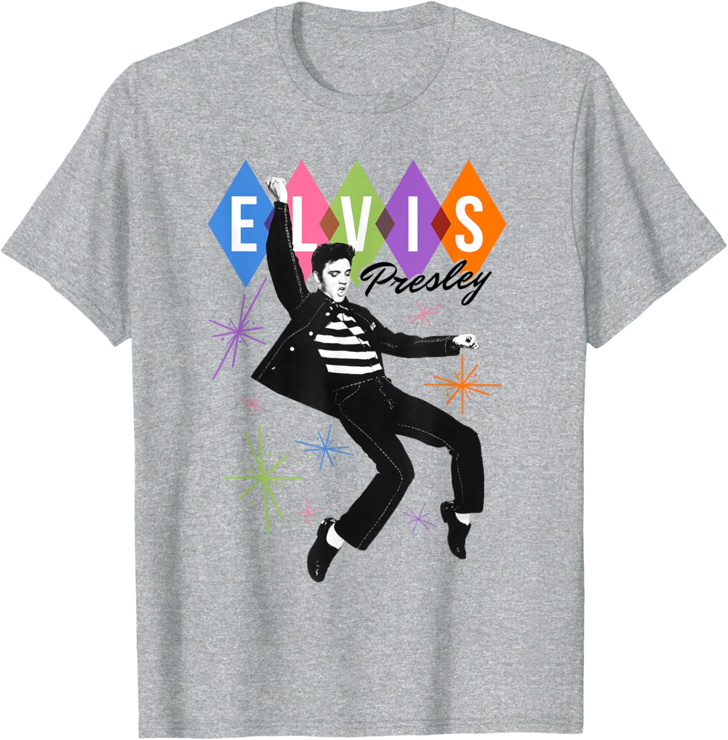 Elvis Presley Official Dancing Star T-Shirt - Vintage Style Music Apparel - 2