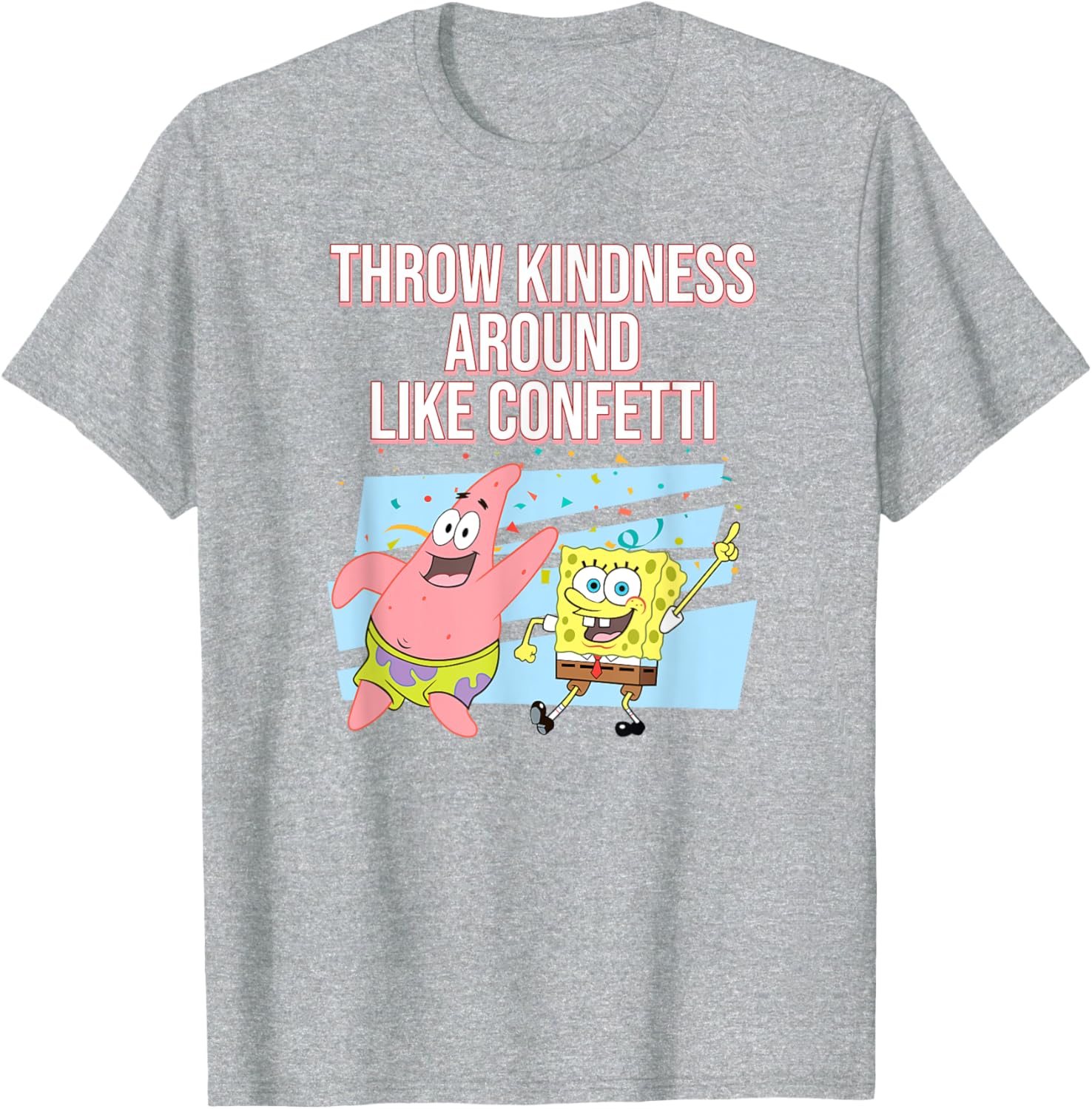 Mademark SpongeBob SquarePants Kindness Confetti T-Shirt for Fun Style - 2