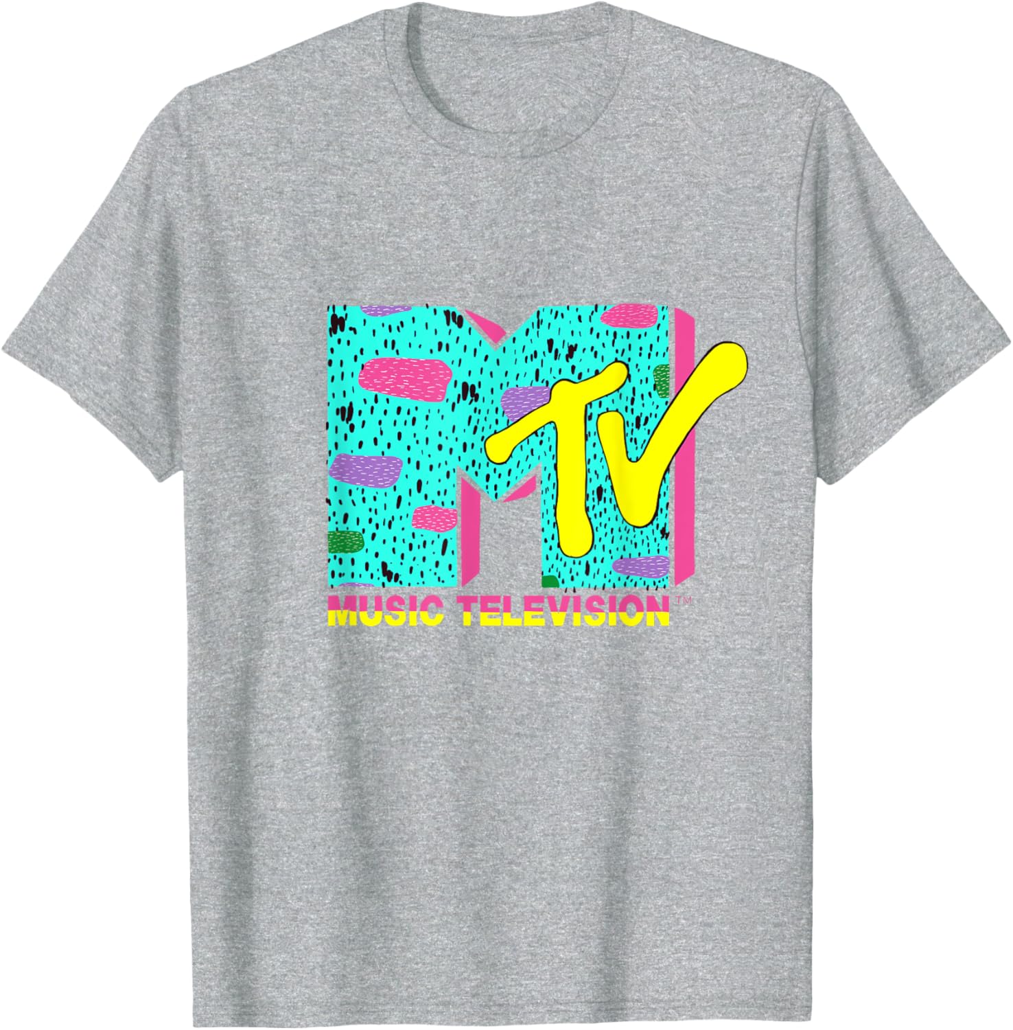 Vibrant Mademark x MTV Logo T-Shirt with Funky Design for Enthusiasts - 19