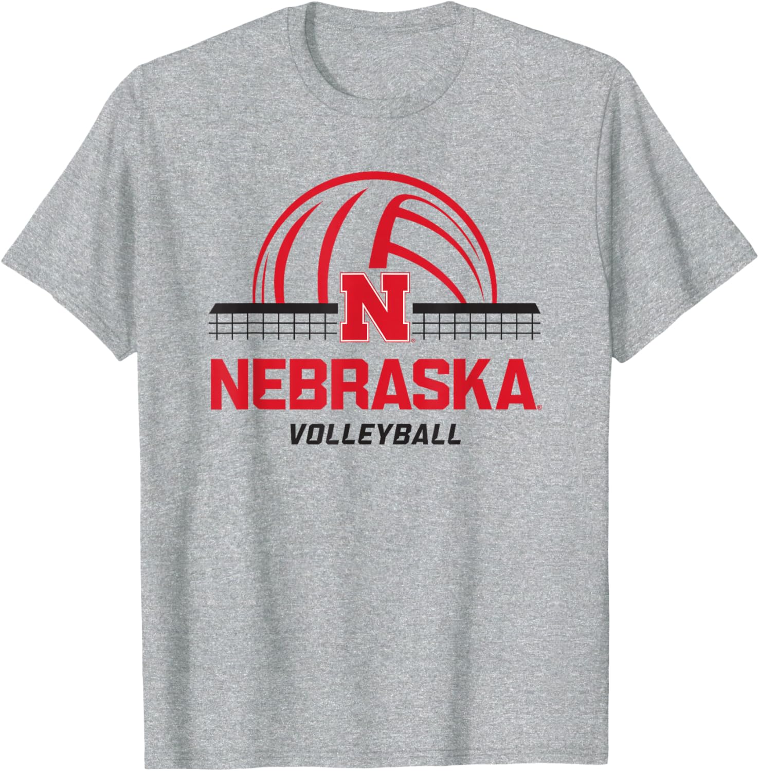 Official Nebraska Cornhuskers Volleyball Smash T-Shirt for Fans - 1