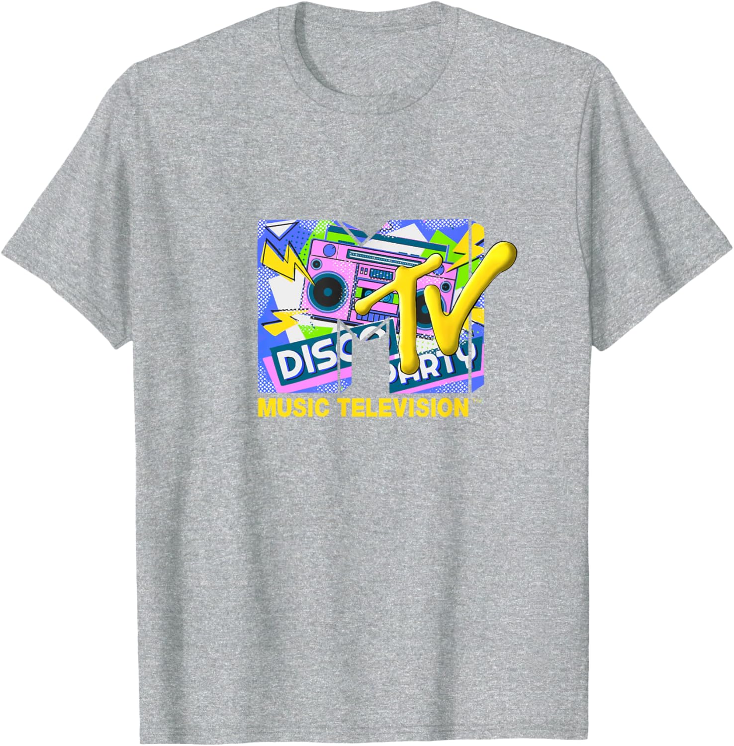 Mademark x MTV Disco Party T-Shirt with Official Logo and Ghettoblaster - 16