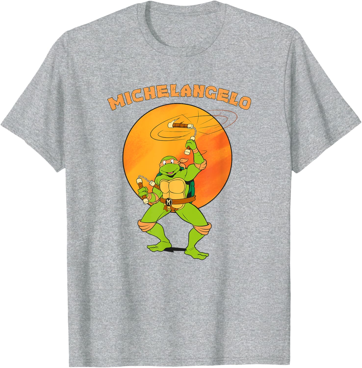 Mademark Teenage Mutant Ninja Turtles Michelangelo Standing Tall T-Shirt - 1