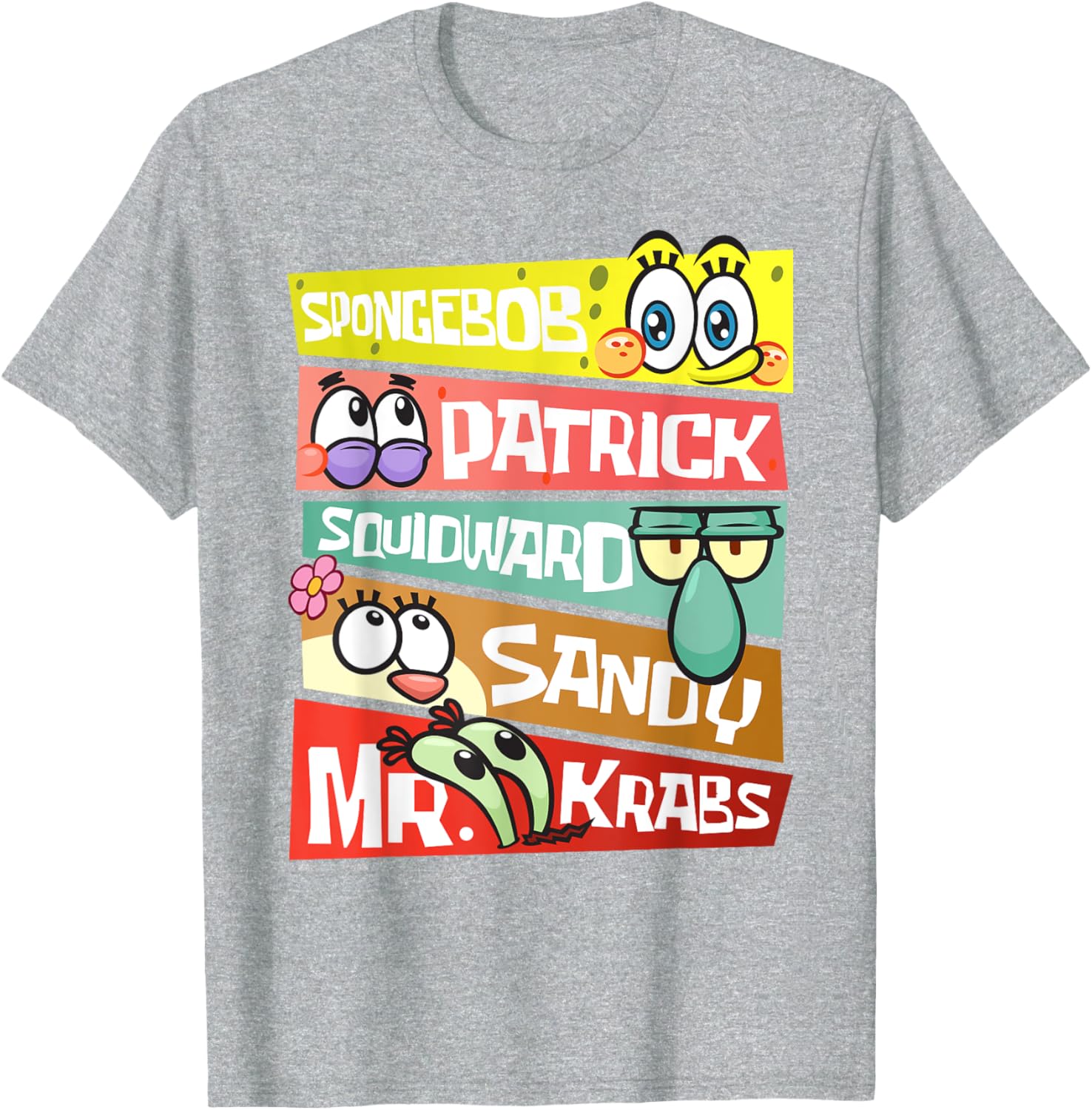 Mademark SpongeBob SquarePants T-Shirt Featuring Patrick, Squidward & Friends - 11