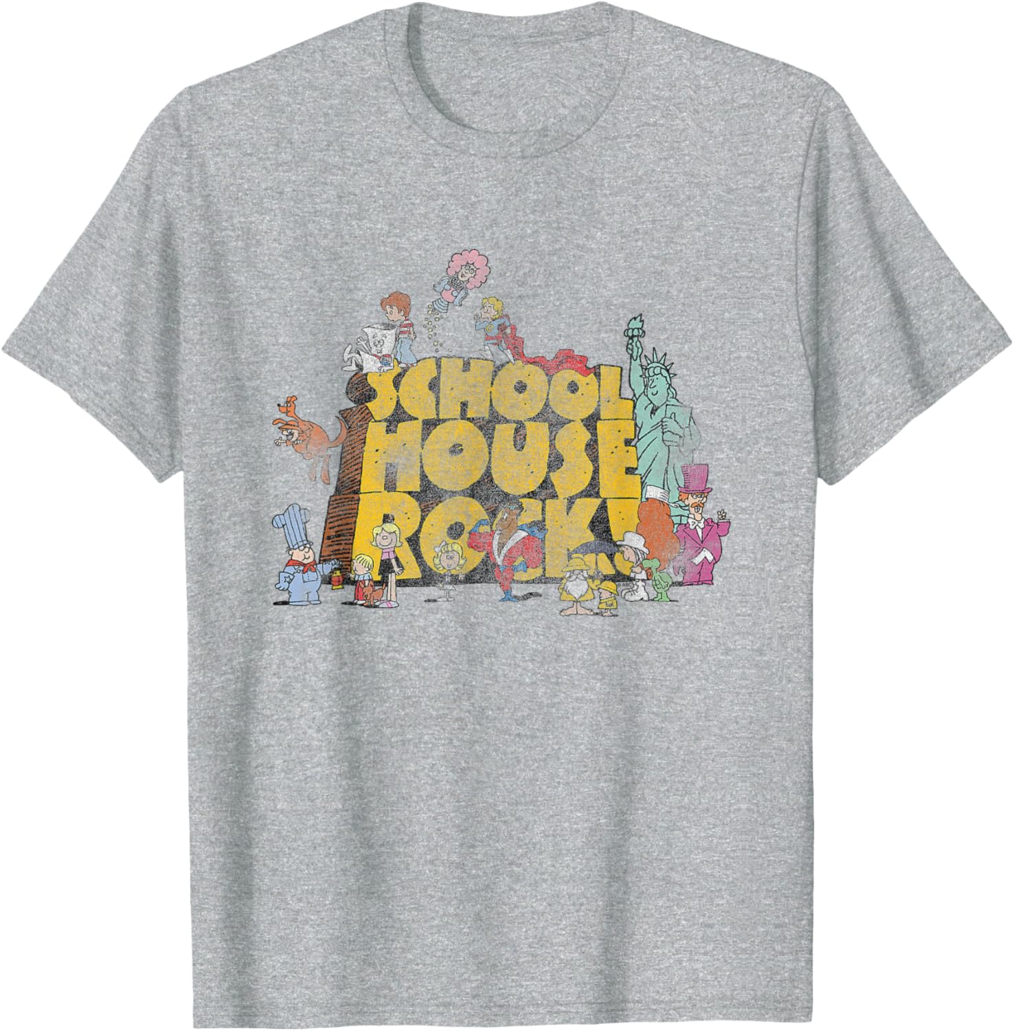Ripple Junction Schoolhouse Rock Classic Cartoon Logo T-Shirt for Fans - 2