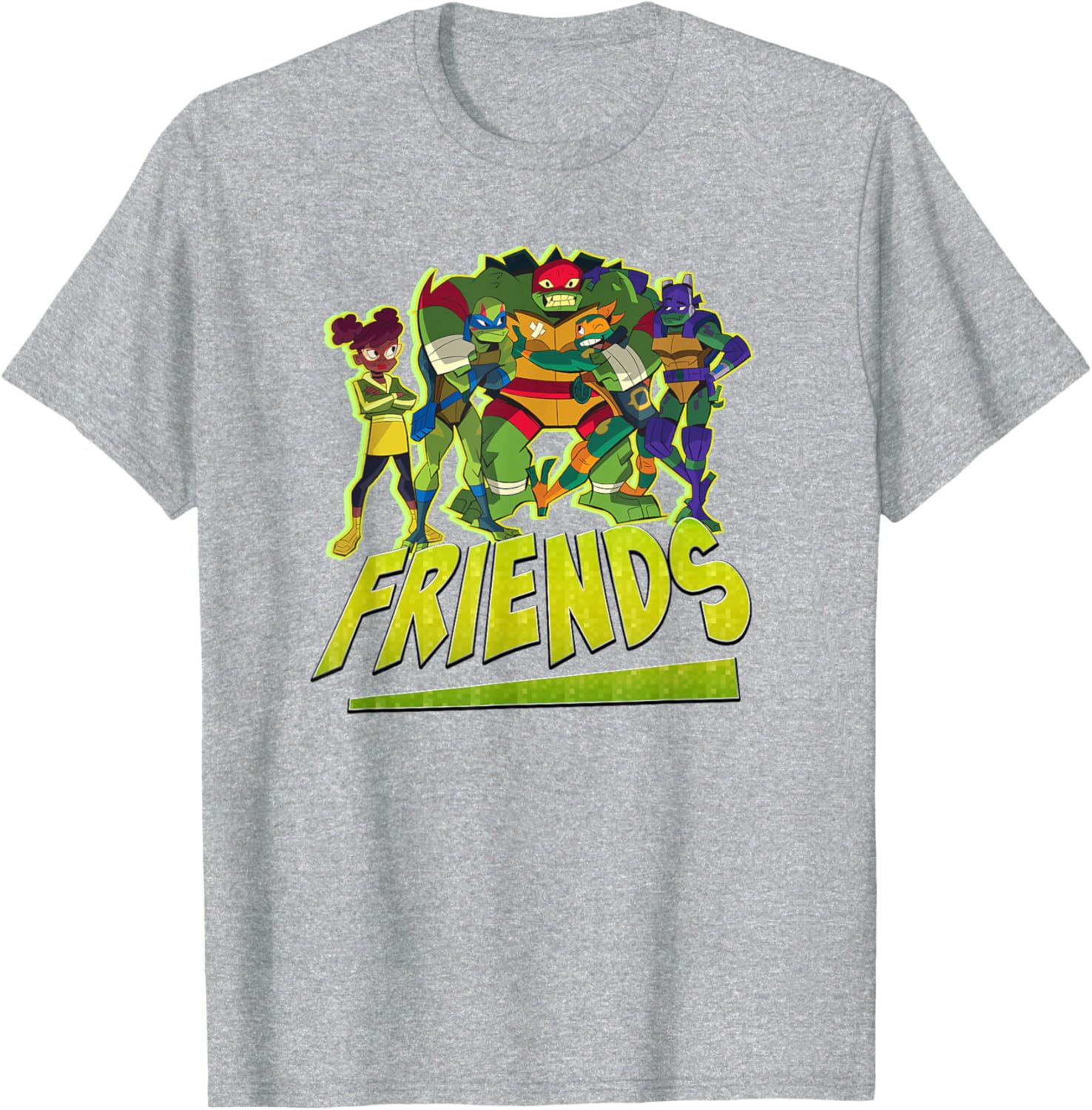 Mademark Teenage Mutant Ninja Turtles Friends T-Shirt for Fans - 2