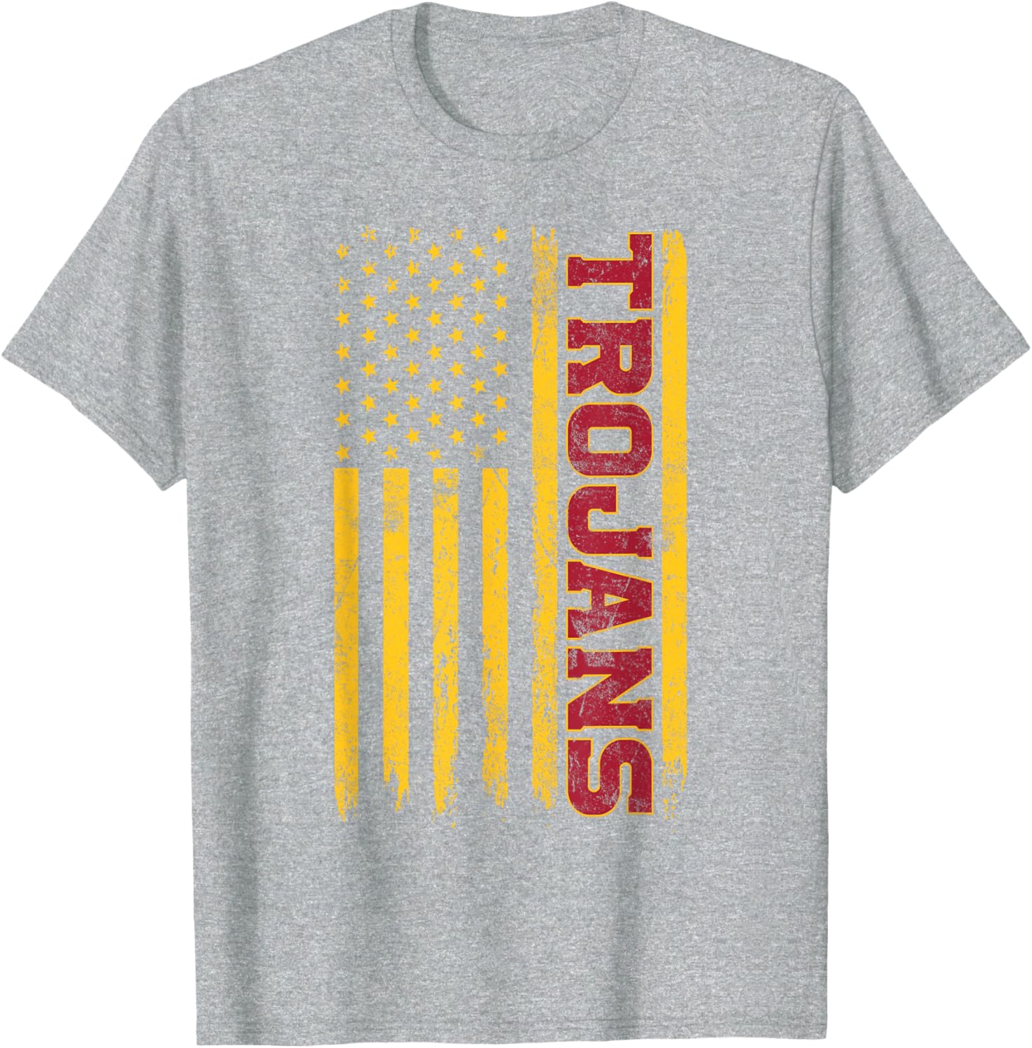 USC Trojans American Flag T-Shirt for Sports Fans and Outdoors Fun - 6