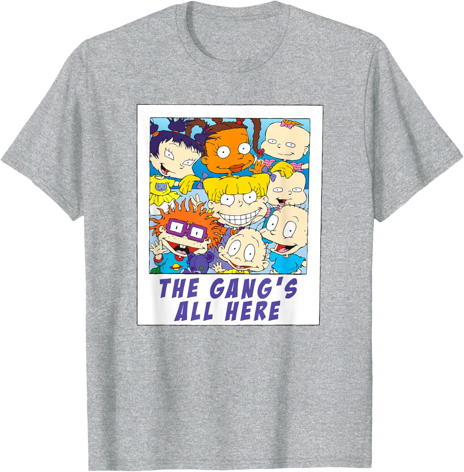 Mademark Rugrats Retro Photo T-Shirt Featuring Classic Cartoon Characters - 2