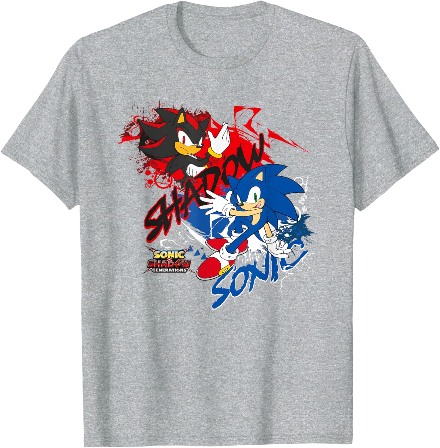 Sonic X Shadow Generations T-Shirt for Fans of Sonic the Hedgehog - 8