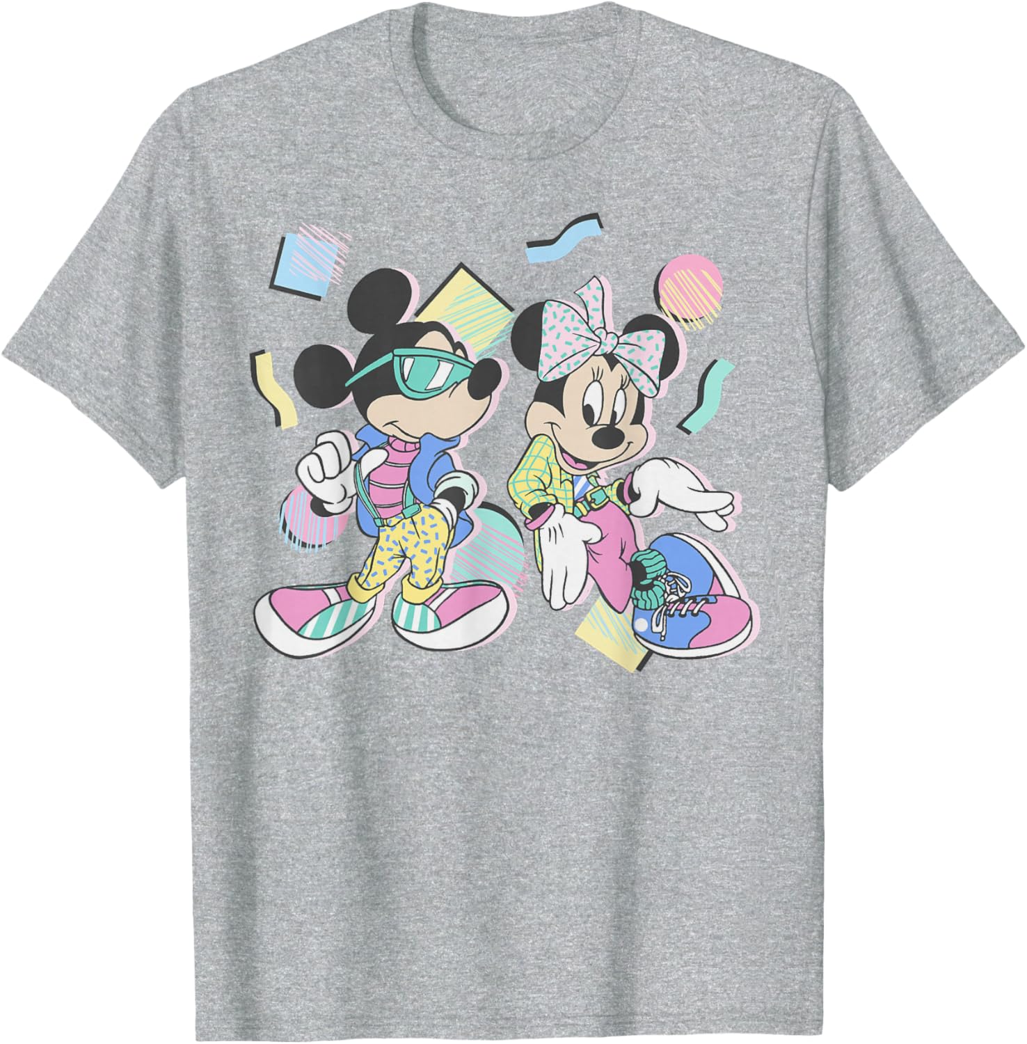 Disney Mickey and Minnie Retro 80s Style T-Shirt for Vintage Fans - 10