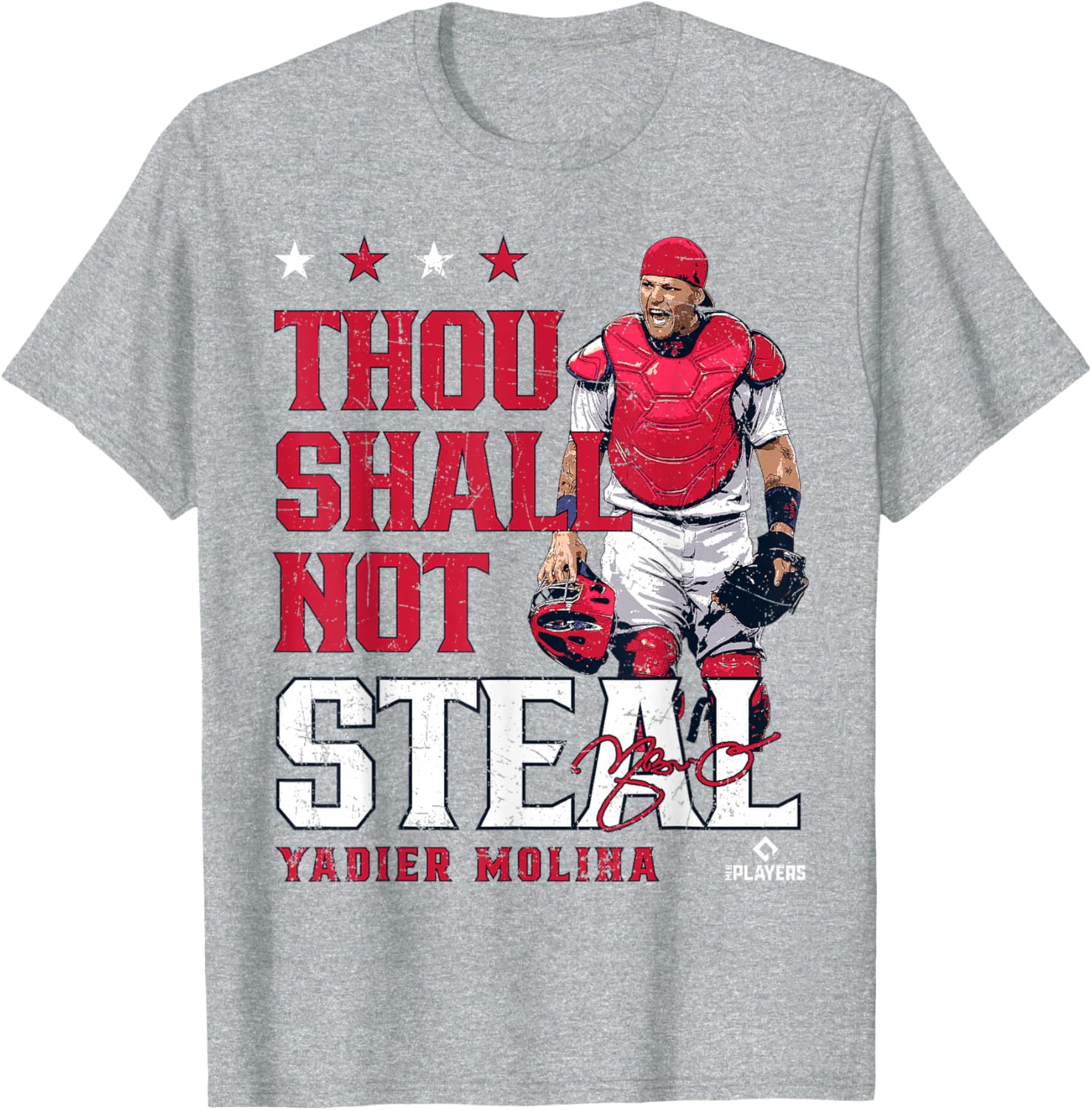 Yadier Molina St Louis MLBPA T-Shirt for Fans of Baseball and Style - 1