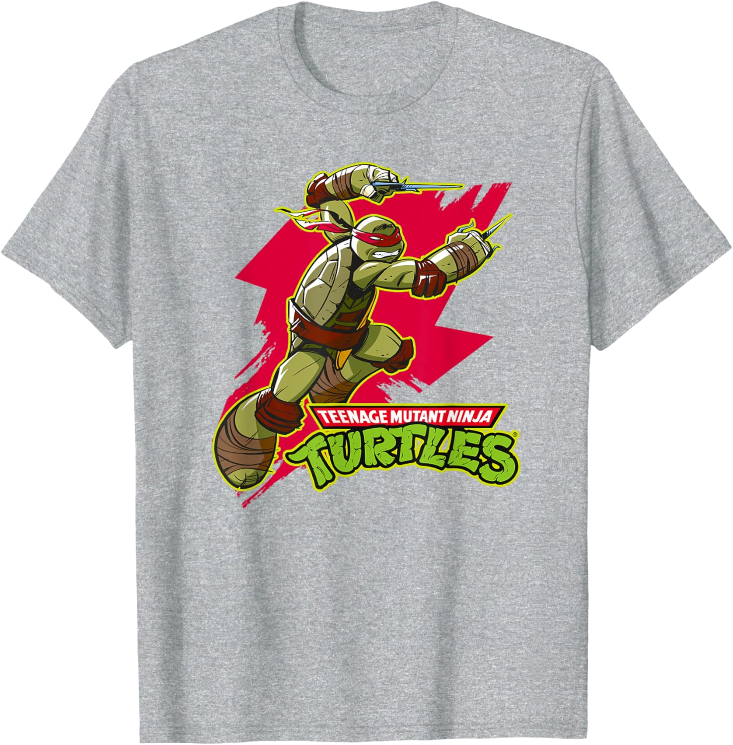 Mademark Teenage Mutant Ninja Turtles Raphael Red Splash T-Shirt for Fans - 3