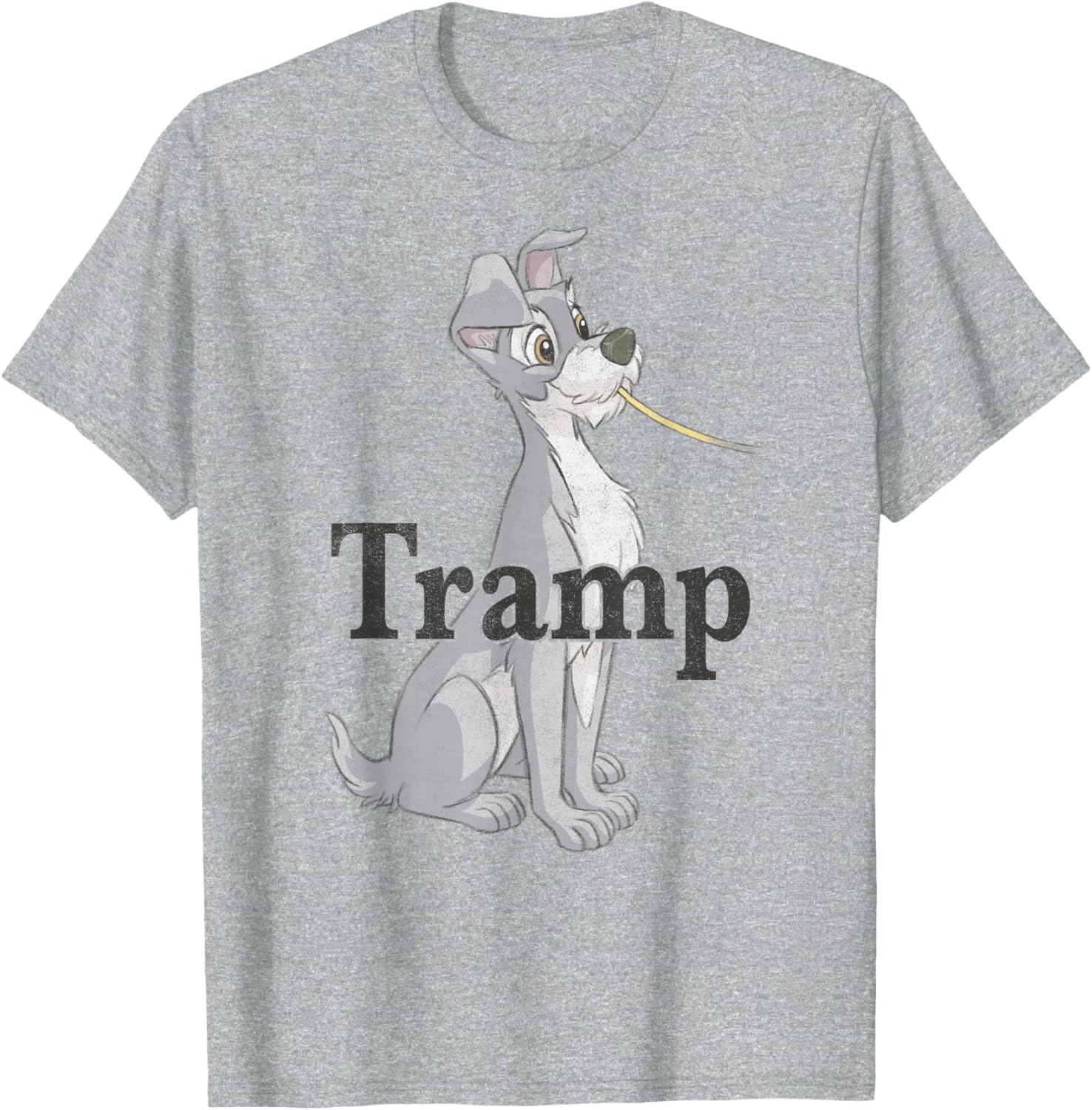Disney Lady and the Tramp Spaghetti Couples T-Shirt for Fun Lovers - 4