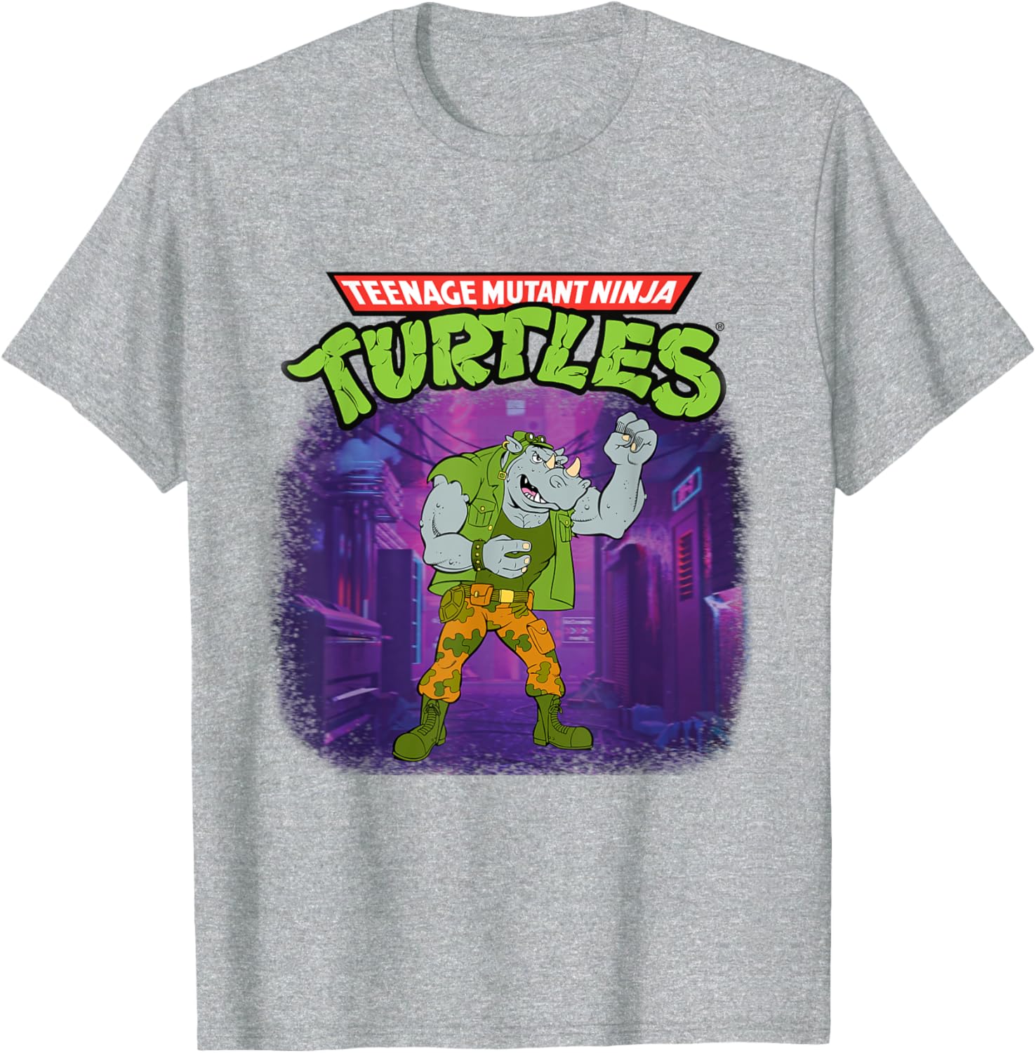 Mademark TMNT Rocksteady Rhino T-Shirt for Teenage Mutant Ninja Turtles Fans - 4