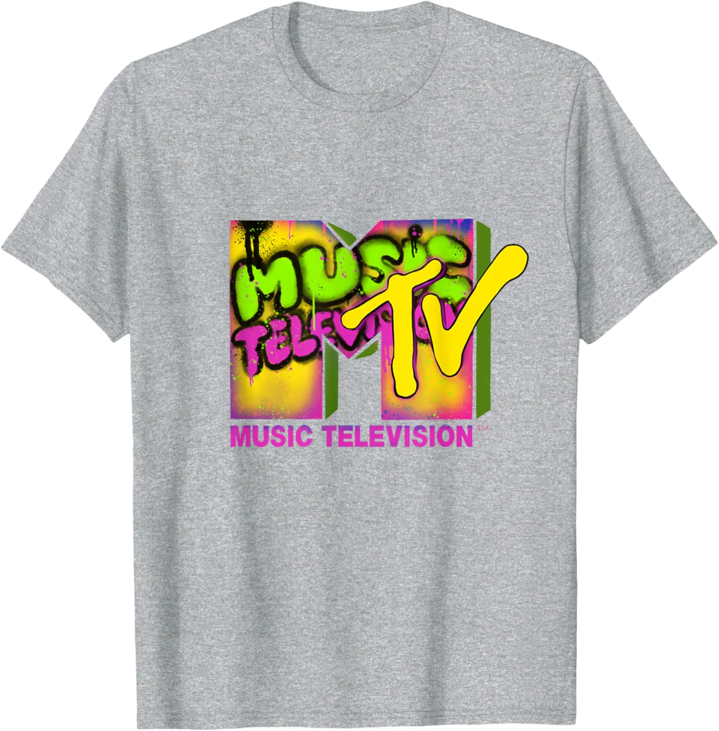 Mademark x MTV Official Logo Graffiti Tag T-Shirt for Music Lovers - 22