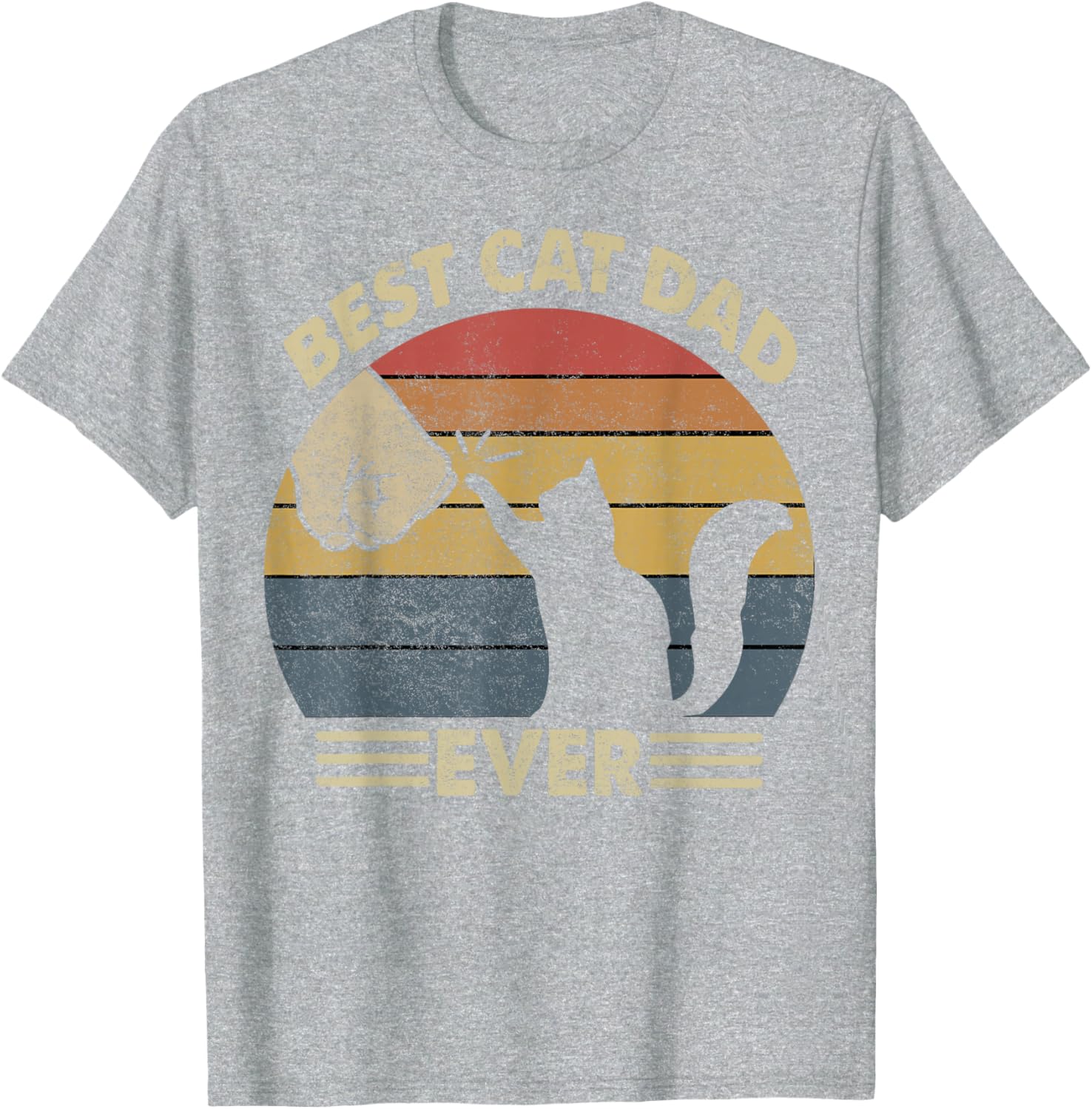 Funny Cat Dad T-Shirt for Men - Best Gift for Cat Lovers - 16