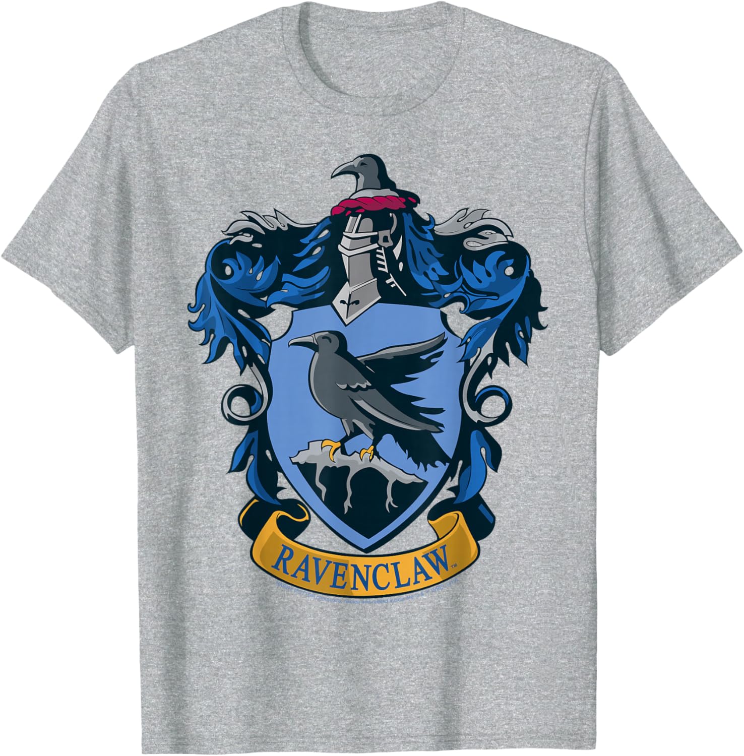 Ravenclaw Hogwarts House Nouveau Crest T-Shirt for Harry Potter Fans - 11