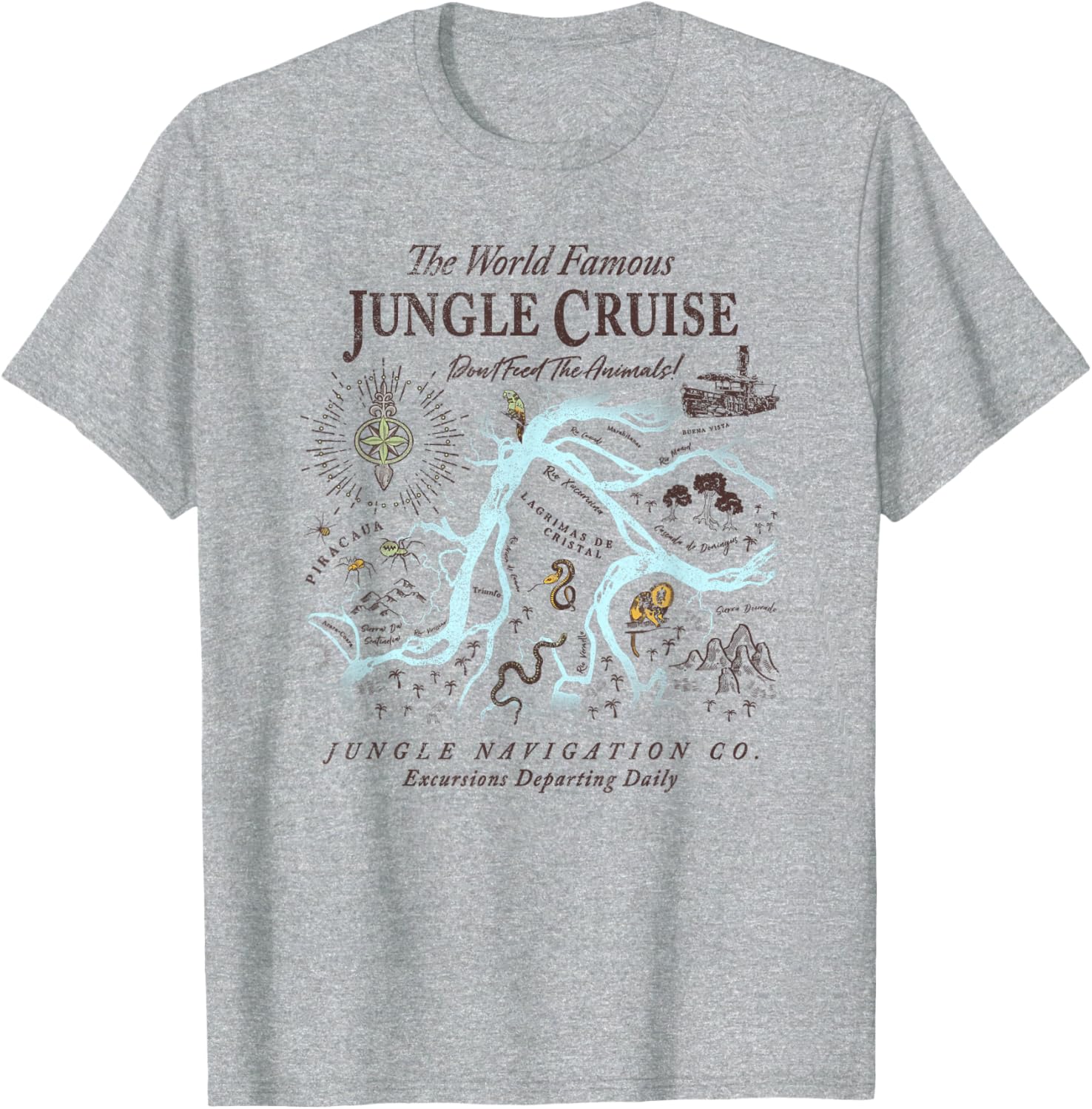 Disney Jungle Cruise T-Shirt Perfect for Adventures and Day Trips - 9