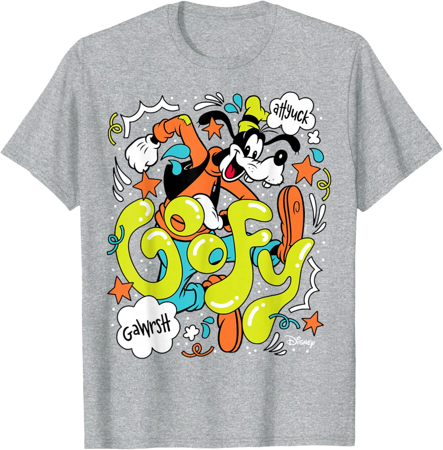 Disney Goofy Doodles T-Shirt Fun and Colorful Graphic Tee for Fans - 10