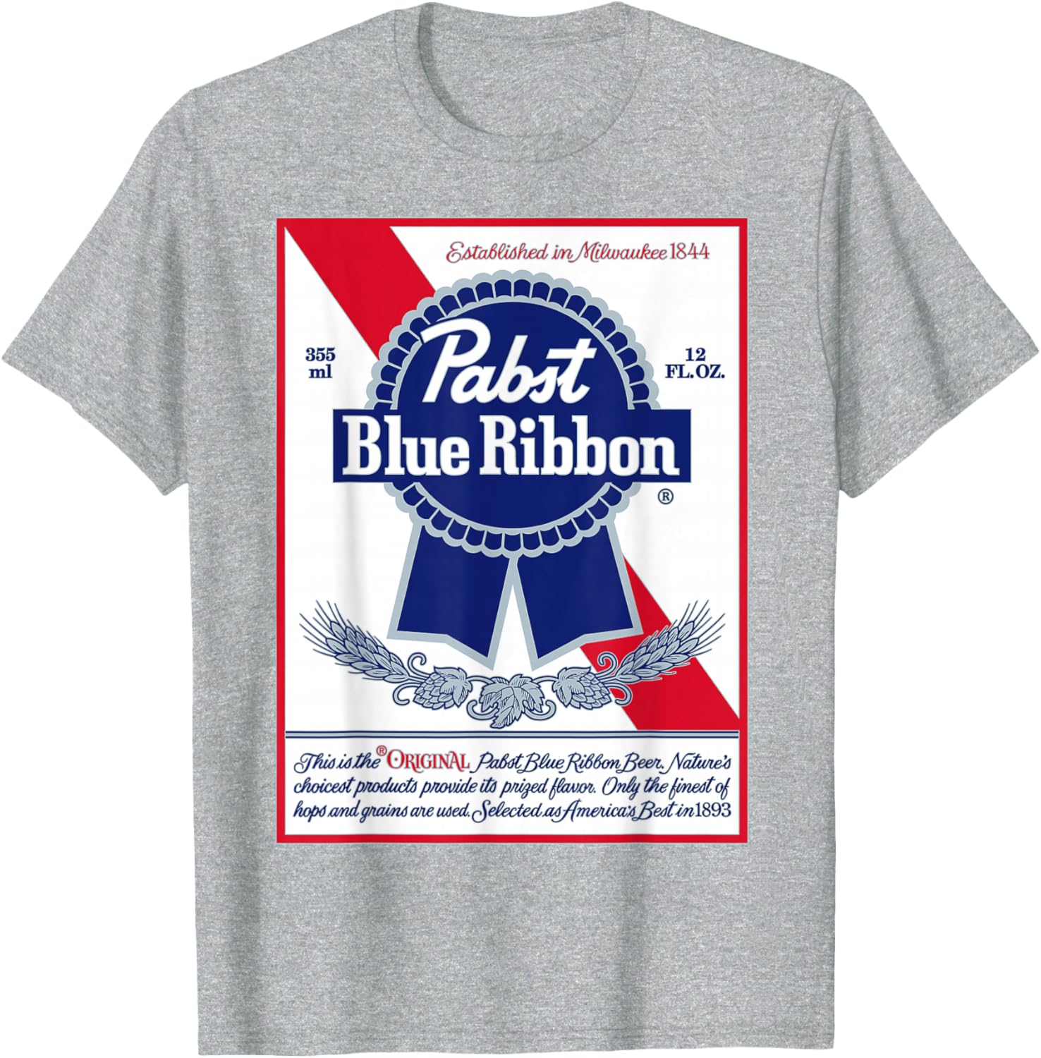 Pabst Vintage Blue Ribbon T-Shirt Stylish Fashion for Casual Wear - 2