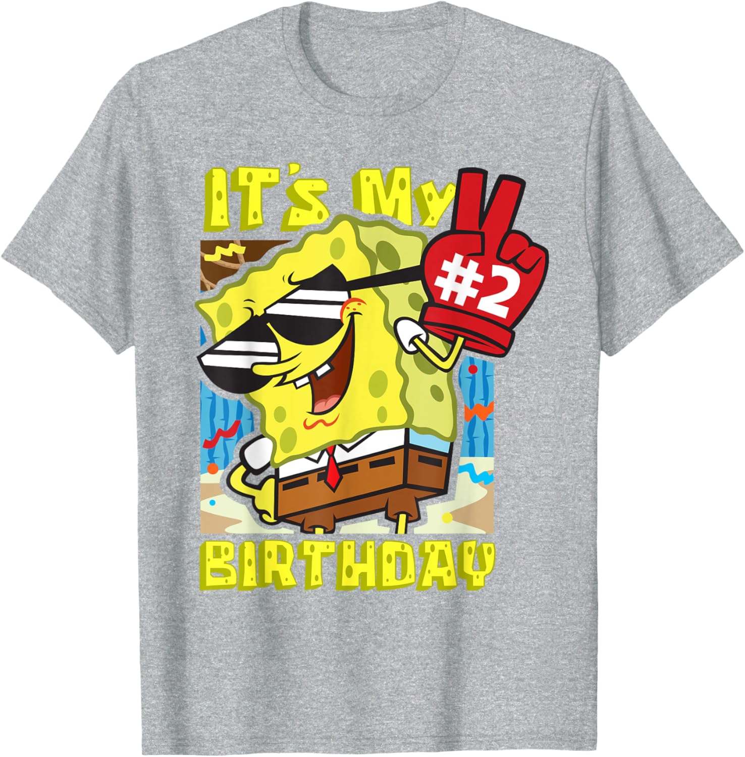 SpongeBob 2nd Birthday T-Shirt for Boys and Girls – Fun Gift Idea! - 8