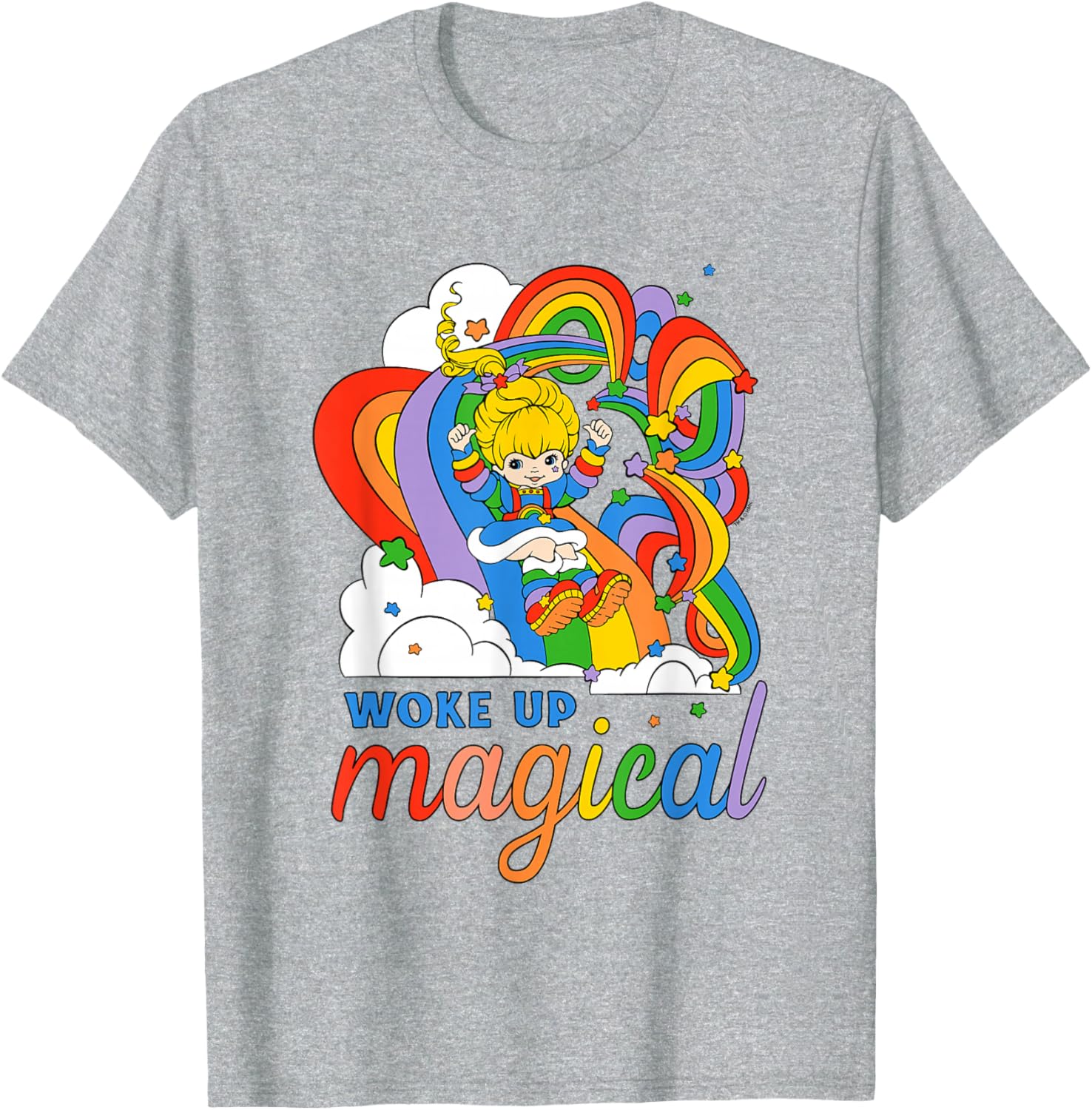 Rainbow Brite Vintage Slide T-Shirt Magical Retro Style for All Ages - 5