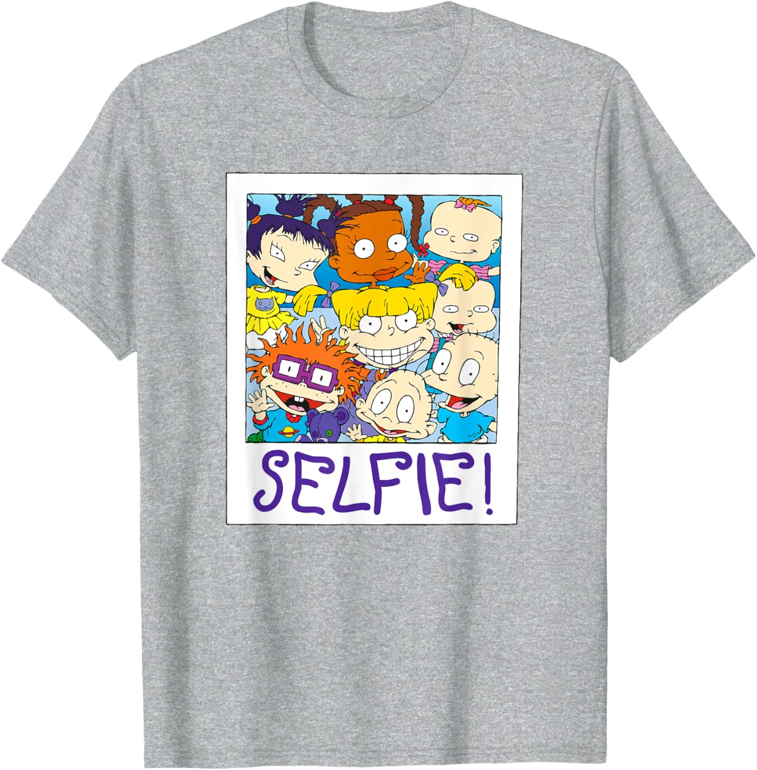 Mademark Rugrats Selfie T-Shirt Featuring the Whole Gang Fun Apparel - 4