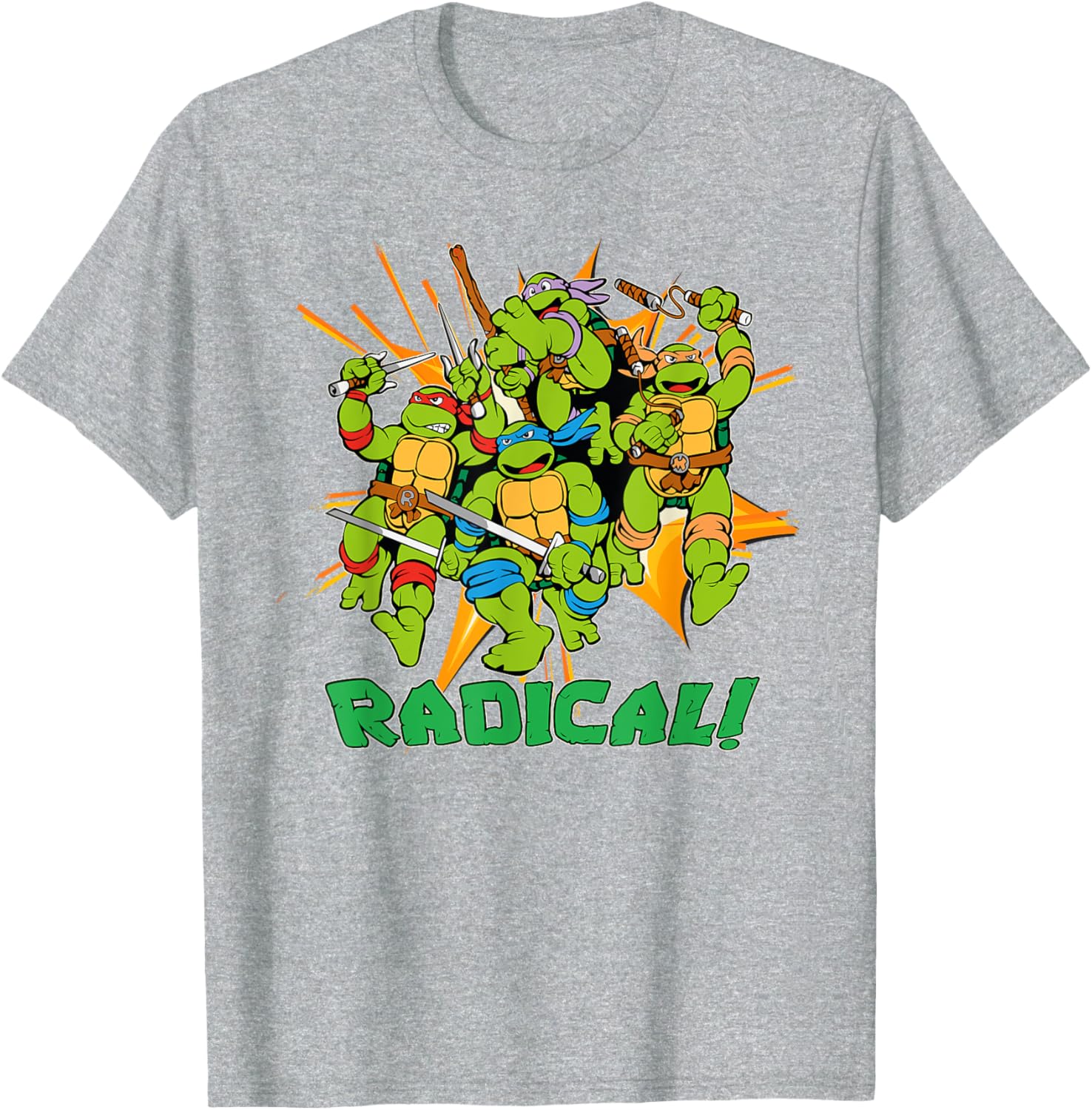 Mademark Teenage Mutant Ninja Turtles Radical T-Shirt for Fans - 5