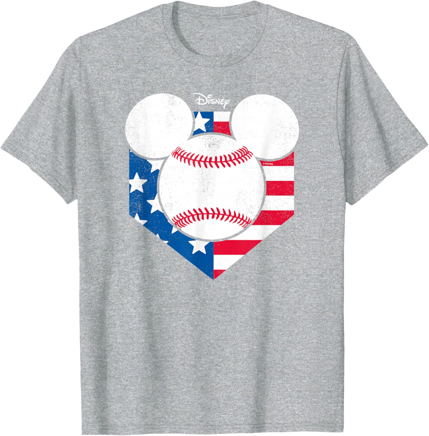 Disney Mickey Baseball Diamond T-Shirt Cool Graphic Tee for Fans - 6