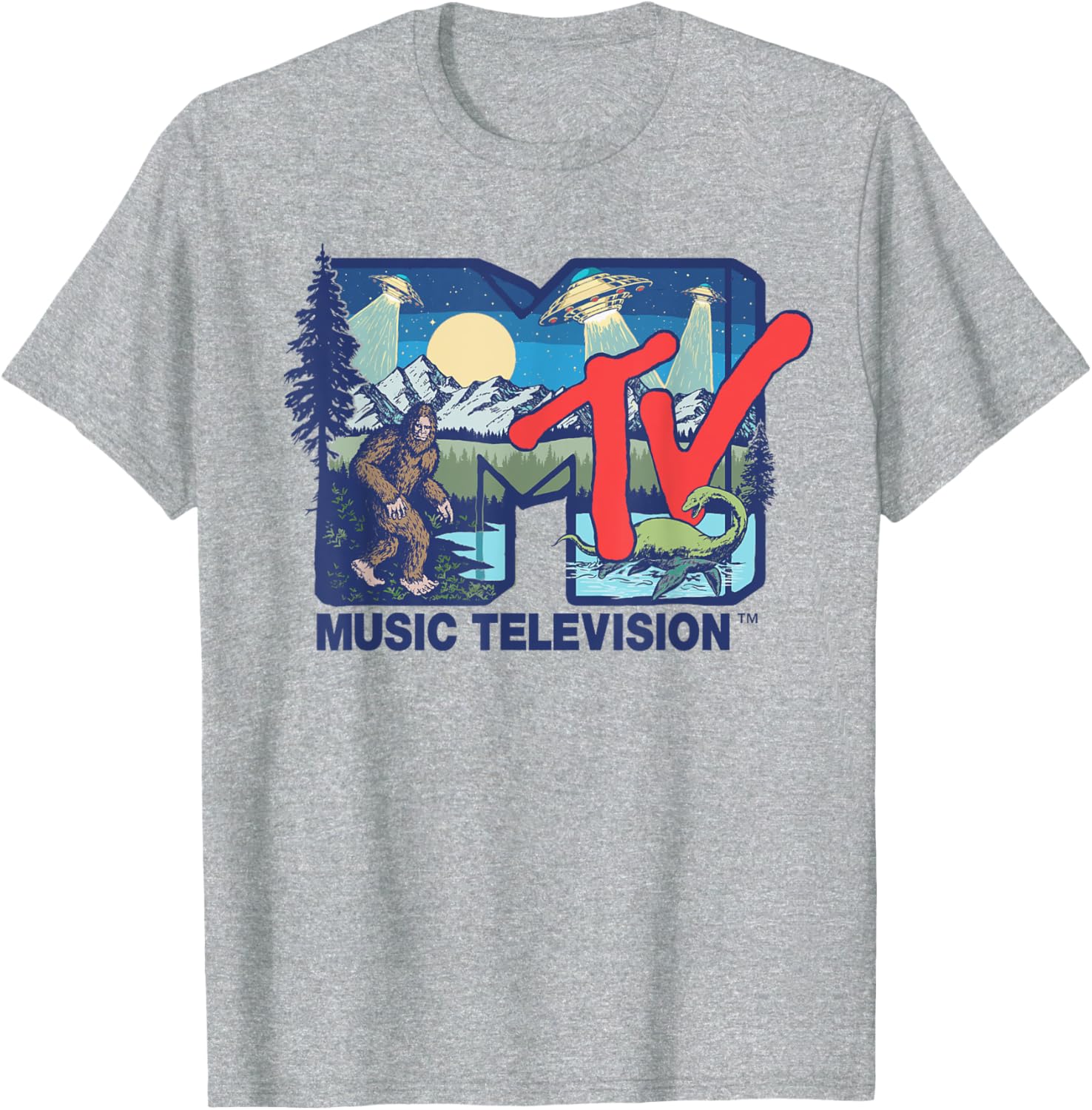 Mademark x MTV Cryptid Logo T-Shirt Featuring Bigfoot UFOs and Aliens - 8