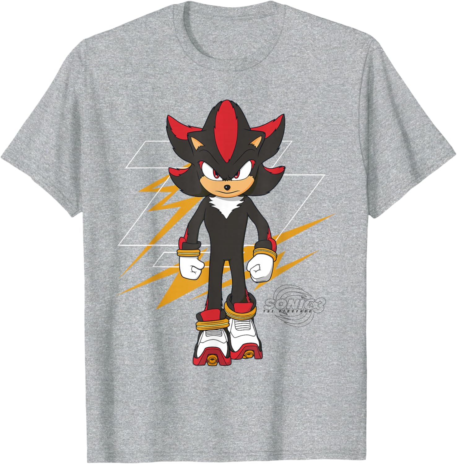 Sonic the Hedgehog 3 Shadow Stand Alone T-Shirt for Fans and Gamers - 1