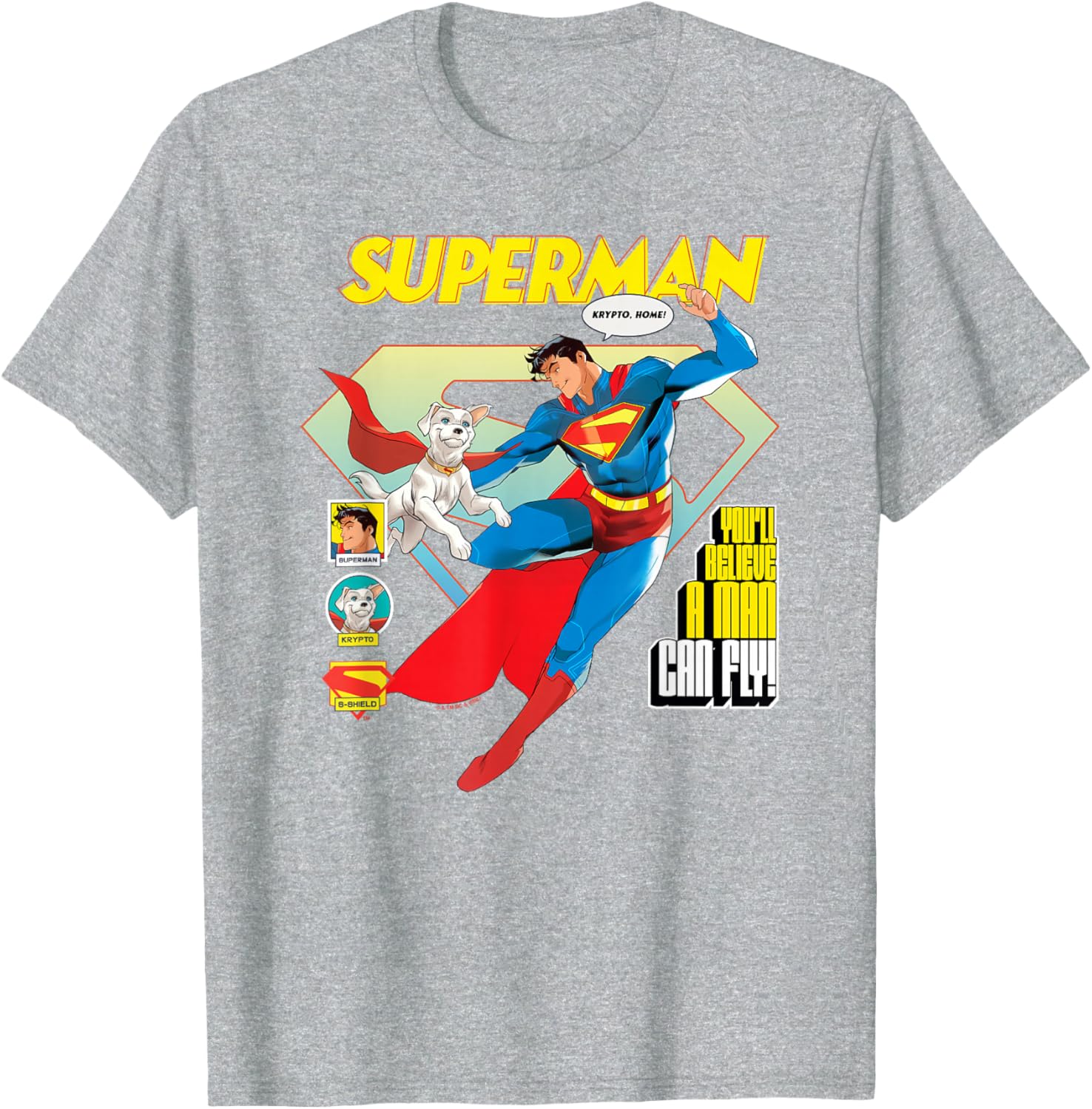 Superman 2025 Krypto Poster T-Shirt for Fans of Superhero Style - 4