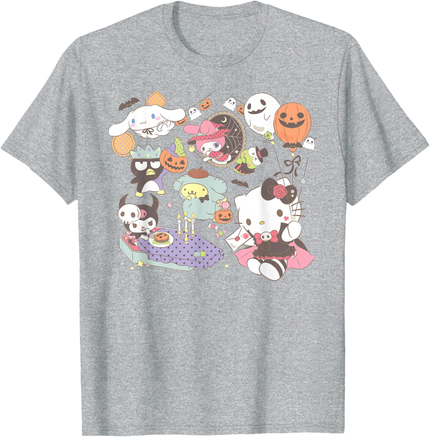 Sanrio Characters Halloween T-Shirt Fun Costume Party Apparel - 5
