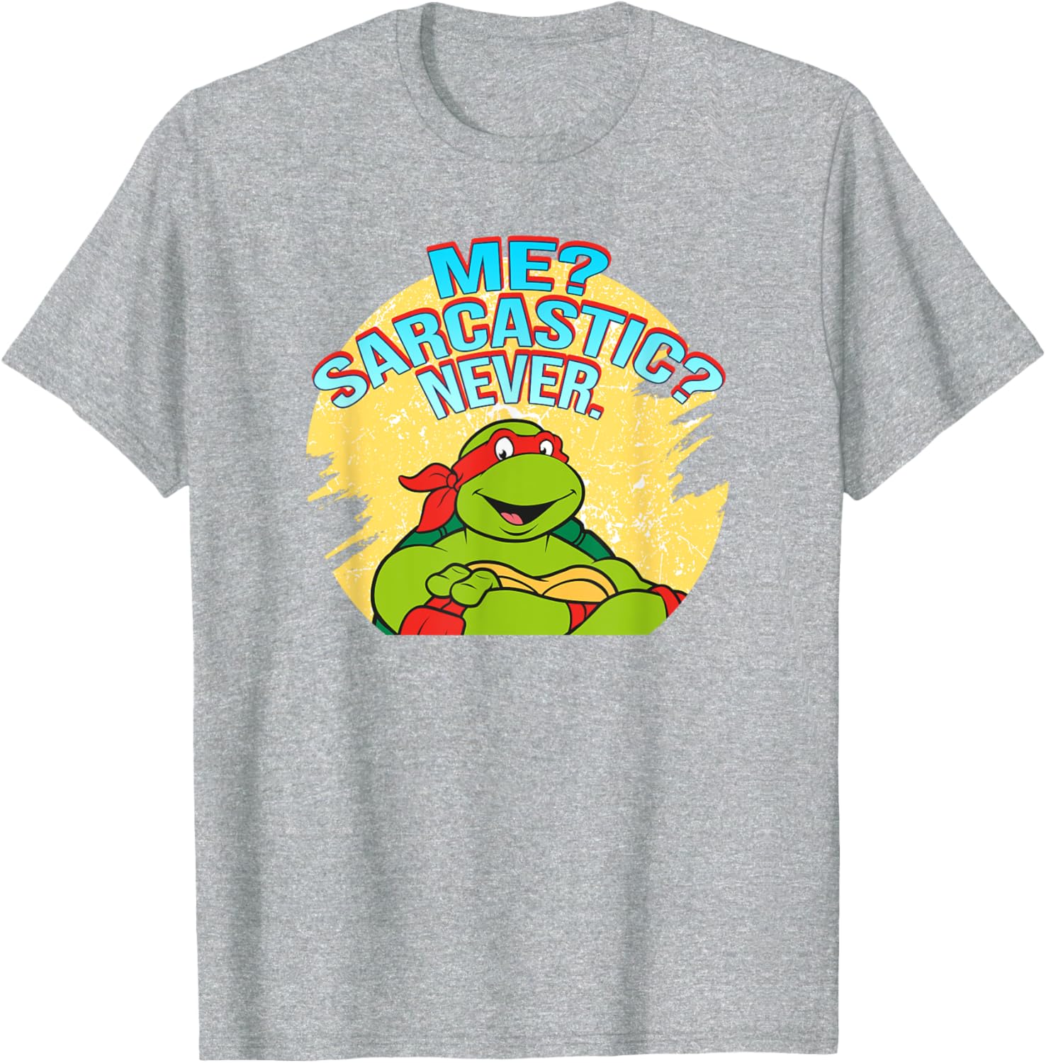 Mademark Teenage Mutant Ninja Turtles Raphael Sarcastic T-Shirt Design - 1