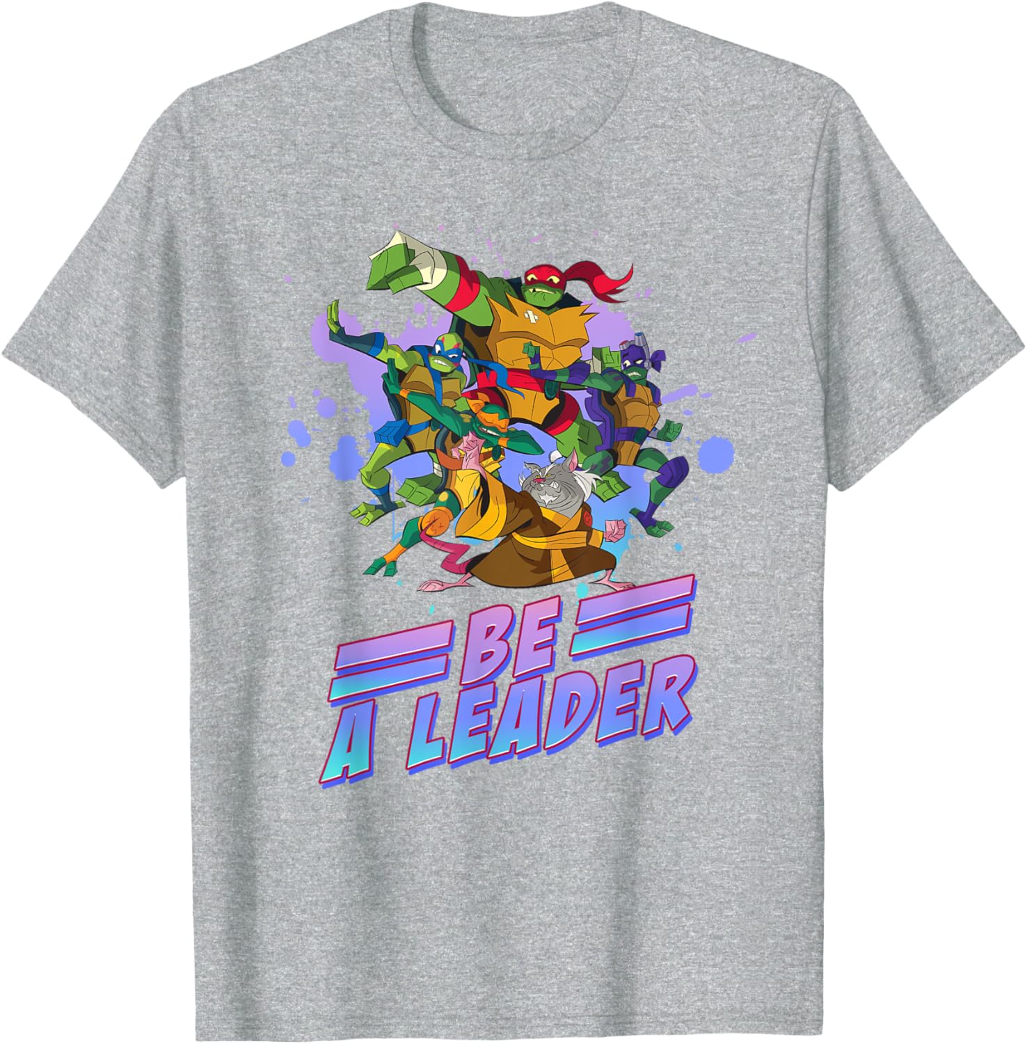 Mademark TMNT Be a Leader T-Shirt for Kids - Fun Ninja Turtles Apparel - 5