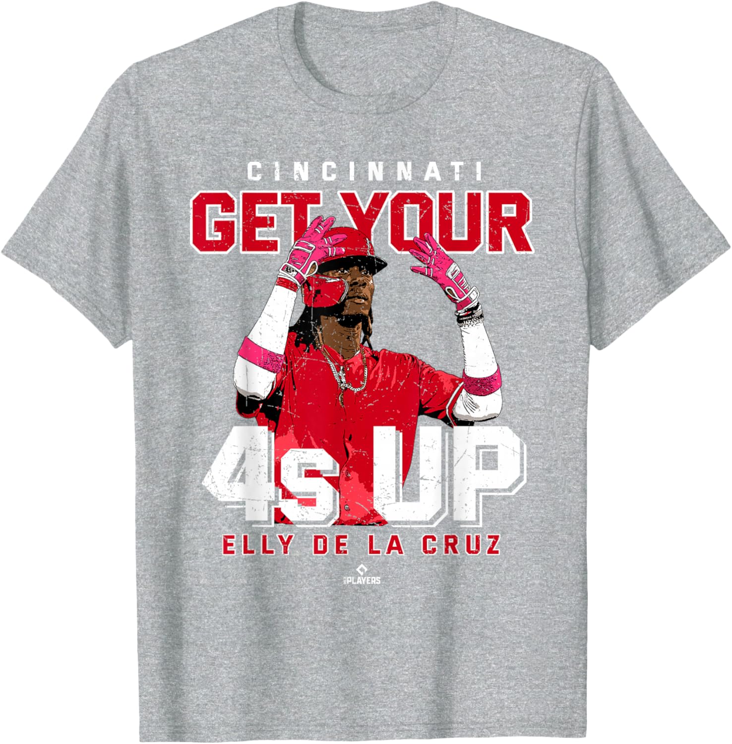 Get Your 4s Up Elly De La Cruz Cincinnati T-Shirt MLB Apparel - 2